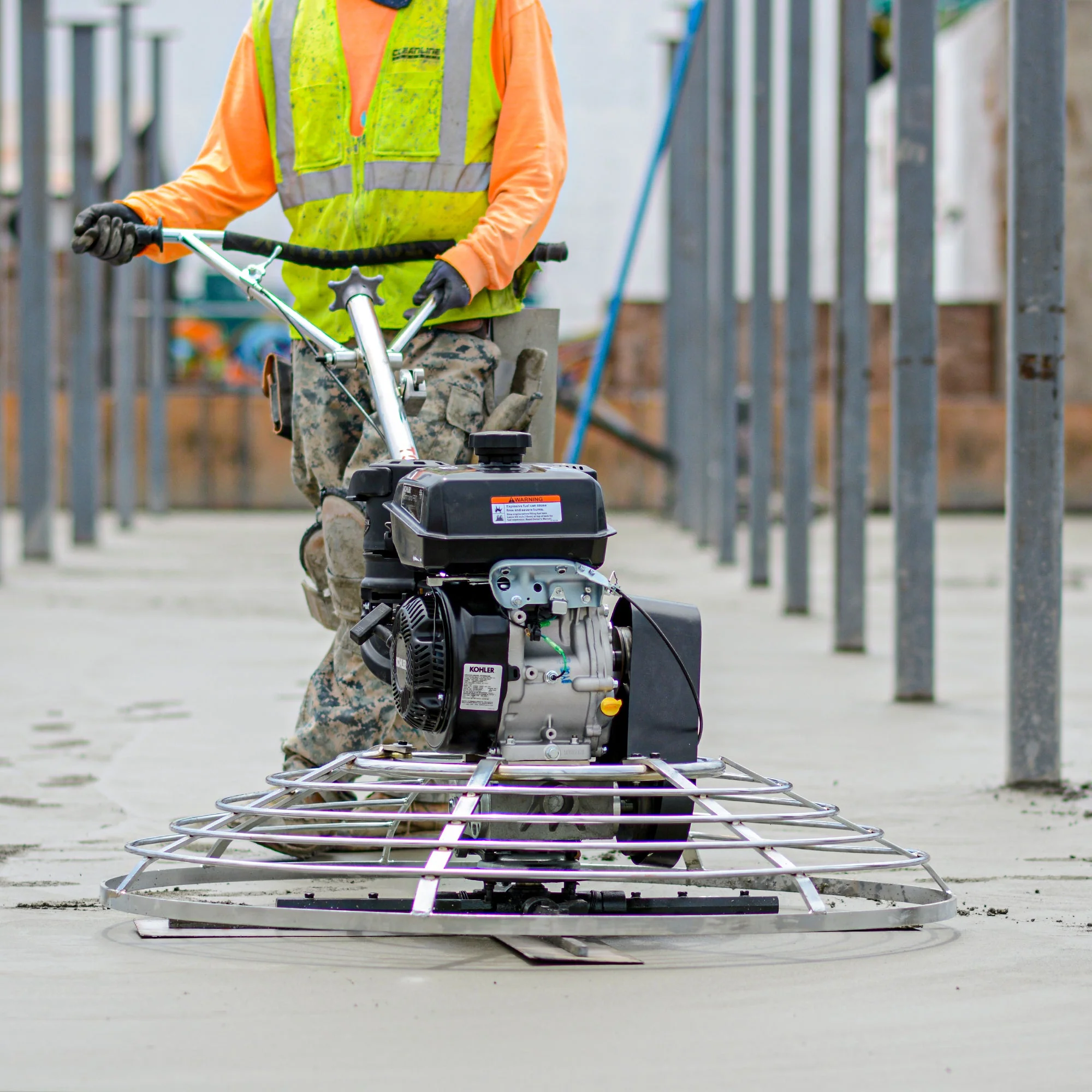 46" Concrete Power Trowel 14HP Kohler Float Pan Screed Edge Cement Finishing Tool - Image 9