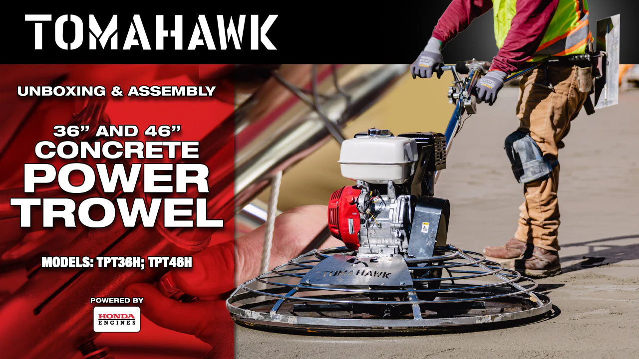 46" Concrete Power Trowel 8.5HP Honda Combo Blades and Float Pan Cement Finishing Tool - Image 4
