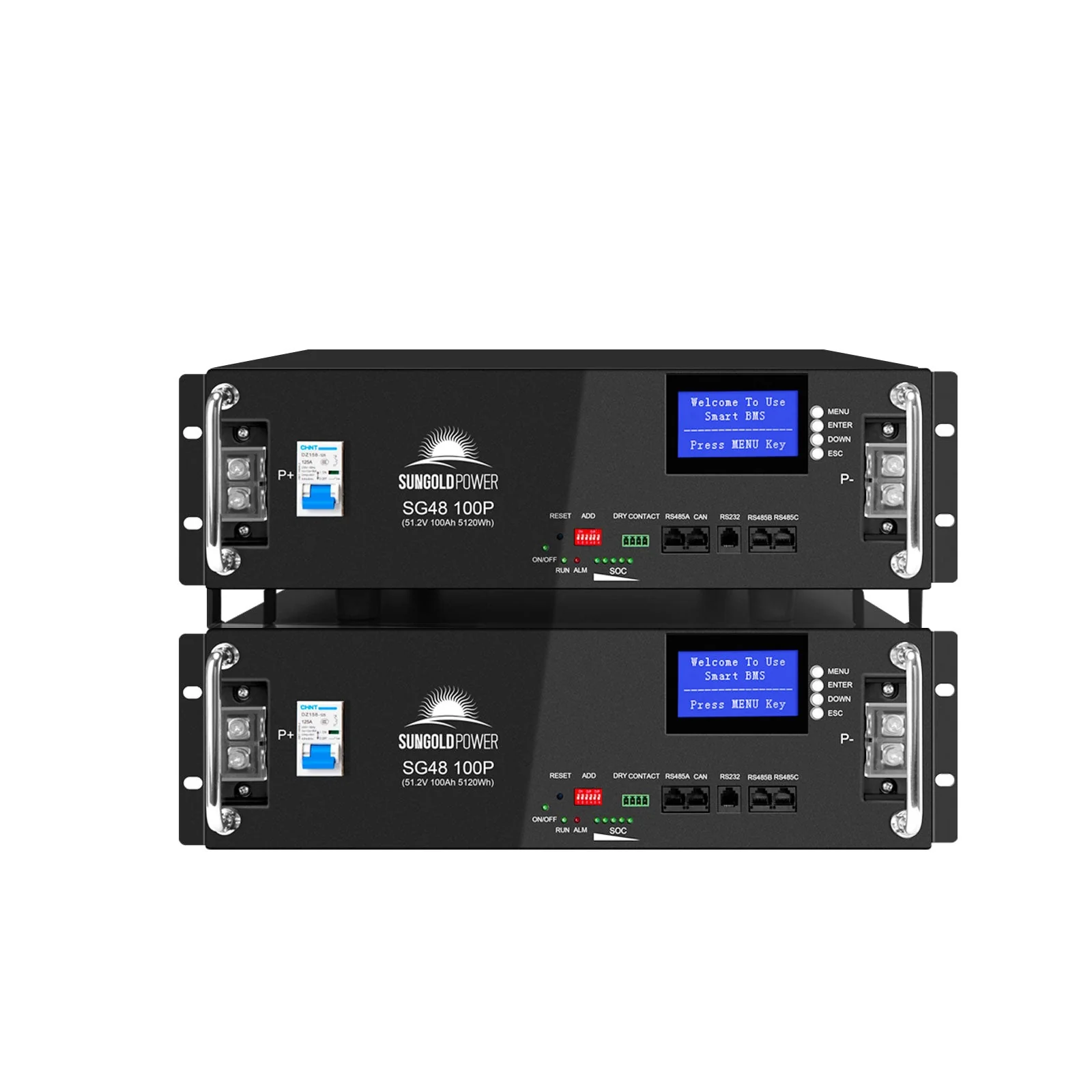 48V 100AH Server Rack LiFePO4 Lithium Battery SG48100P UL1973 UL9540A - Image 7