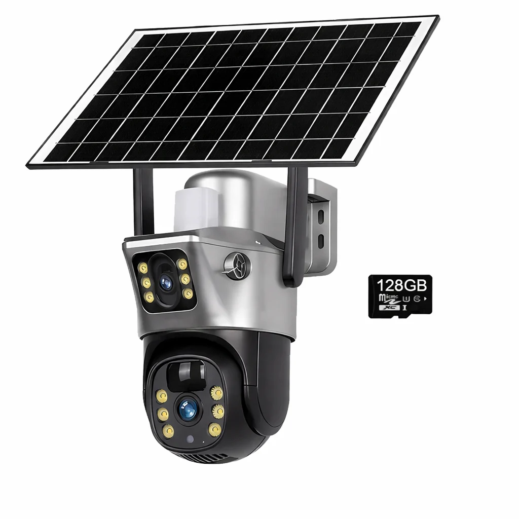 4G WiFi Solar Security Camera Dual Lens 8MP 4K PIR Night Vision Outdoor CCTV - Image 8