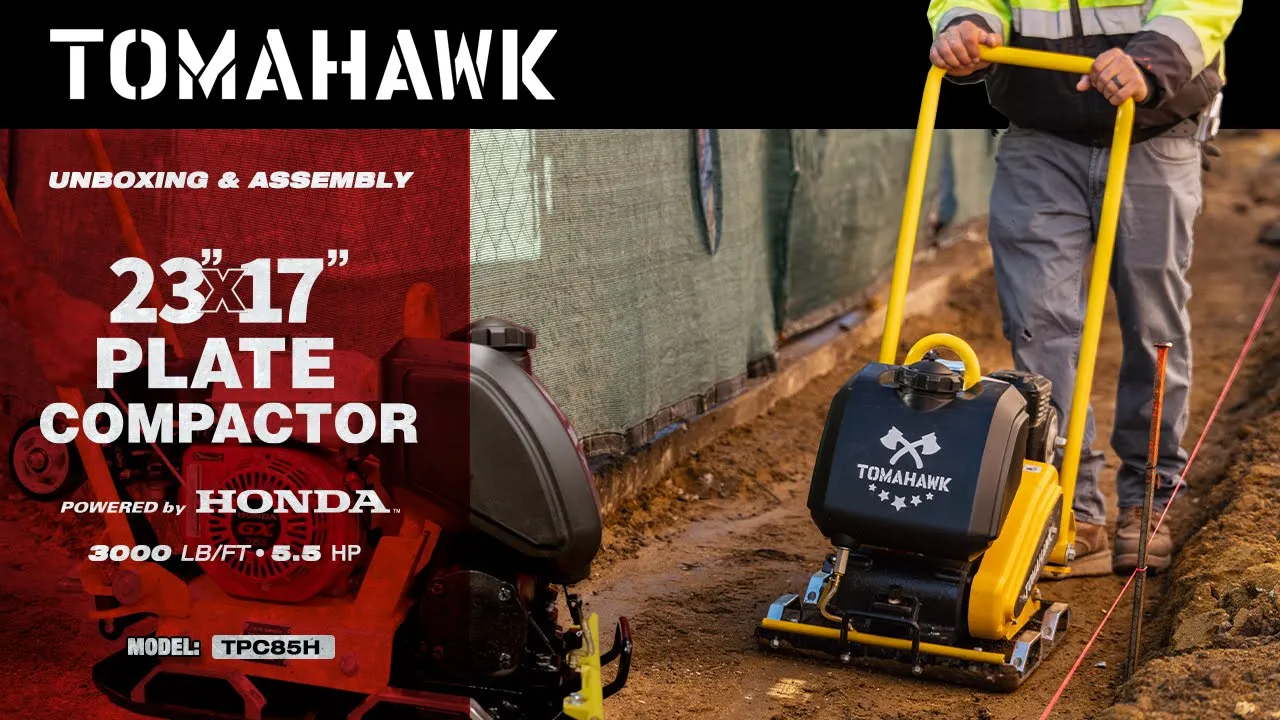 5.5 HP Honda Vibratory Plate Compactor 23x17" for Soil Asphalt Paver Compaction - Image 4