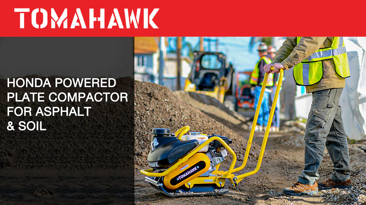 5.5 HP Honda Vibratory Plate Compactor for Asphalt Aggregate Soil Compaction - Image 3