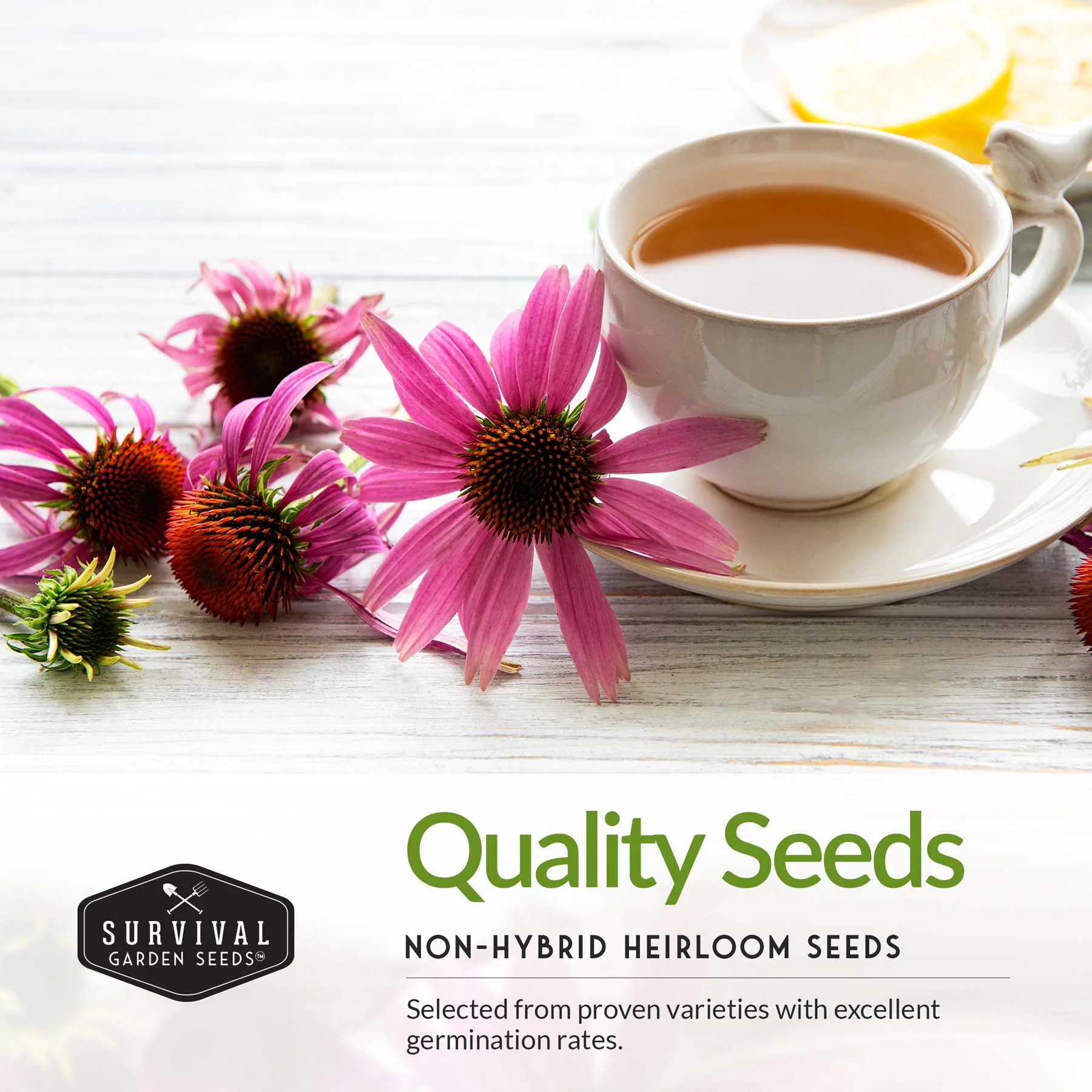 5-Variety Heirloom Flower Seed Collection – Non-GMO Annual & Perennial Blooms for Pollinator Gardens and Cut Arrangements - Image 3