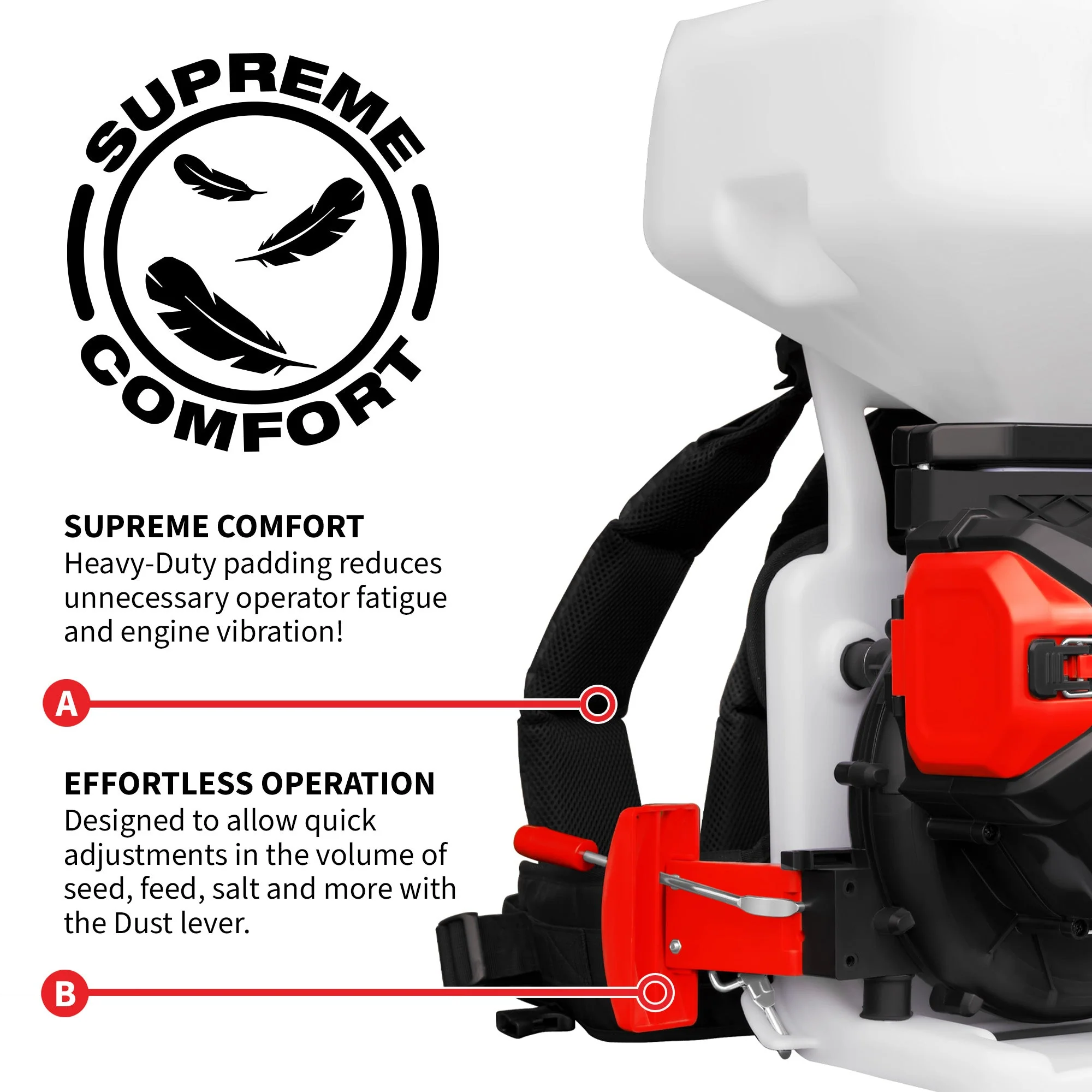 5 Gal Battery-Powered Fertilizer Spreader Broadcast Lawn Seed Ice Melt Salt - Image 9