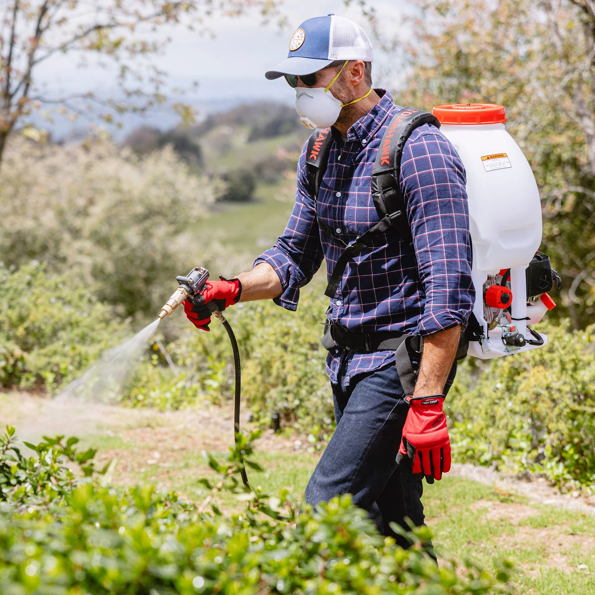 5 Gallon Gas Backpack Sprayer 450 PSI Pump for Mosquitoes Pesticides - Image 3