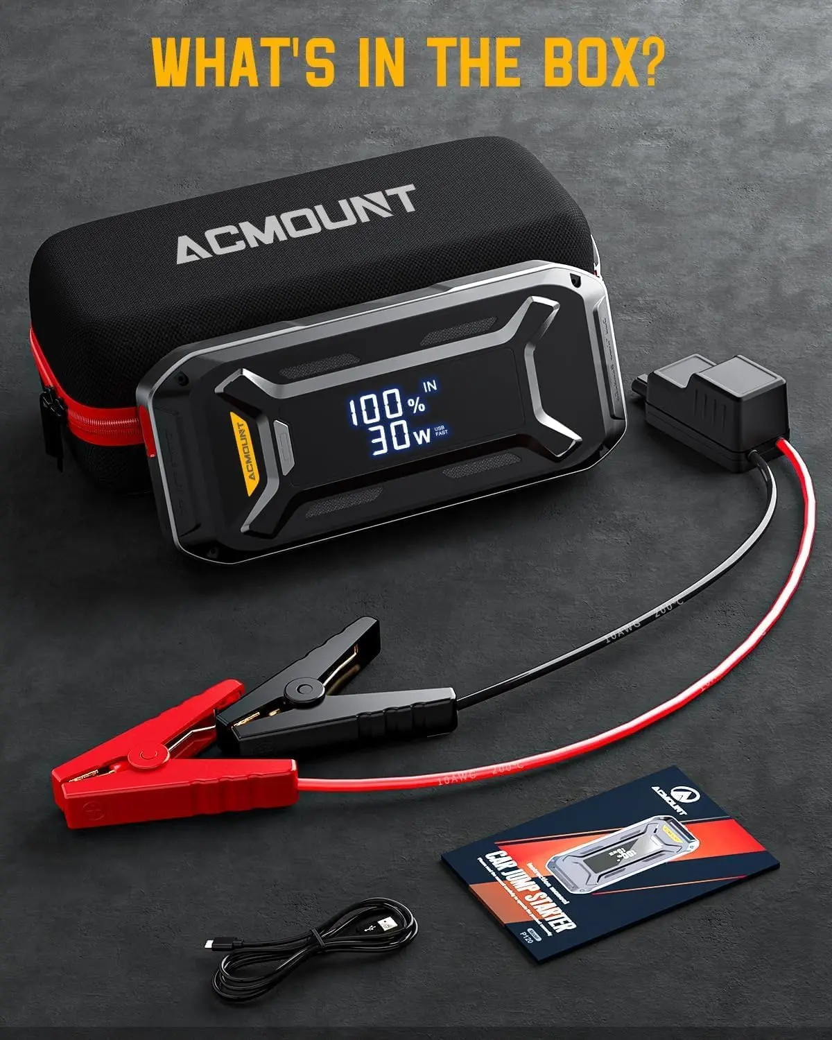 5000A Car Jump Starter 12V Portable Battery Booster Power Bank for Gas Diesel - Image 6