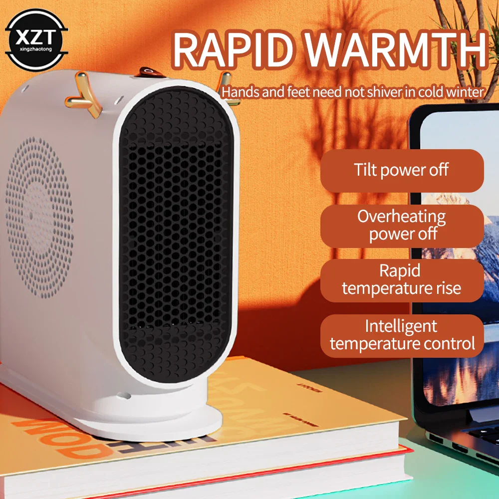 500W Desktop Electric Heater Smart Thermostat Fan Heater Fast Heating for Home - Image 12