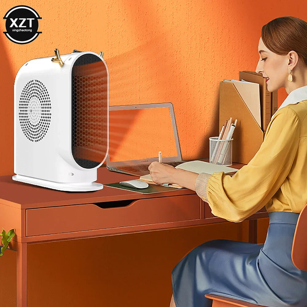 500W Desktop Electric Heater Smart Thermostat Fan Heater Fast Heating for Home - Image 3