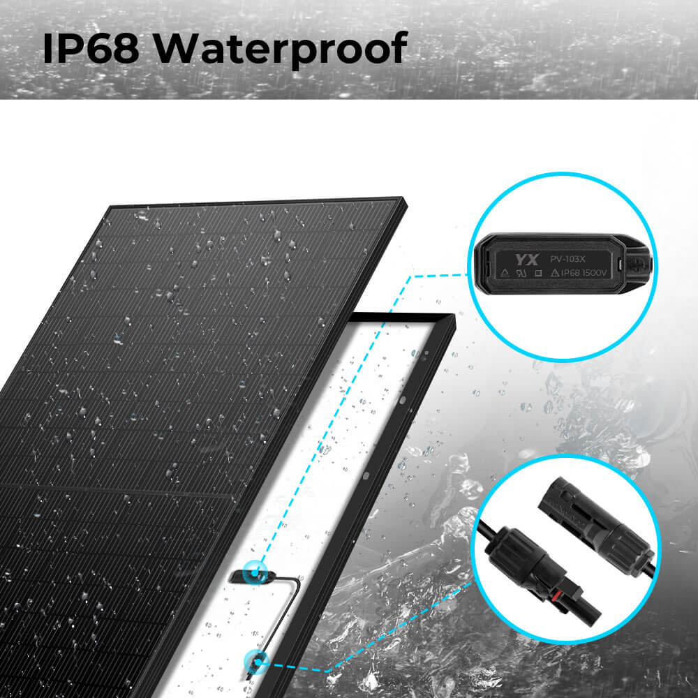 500W Mono Black PERC Solar Panel  UL61730 CEC Listed - Image 4