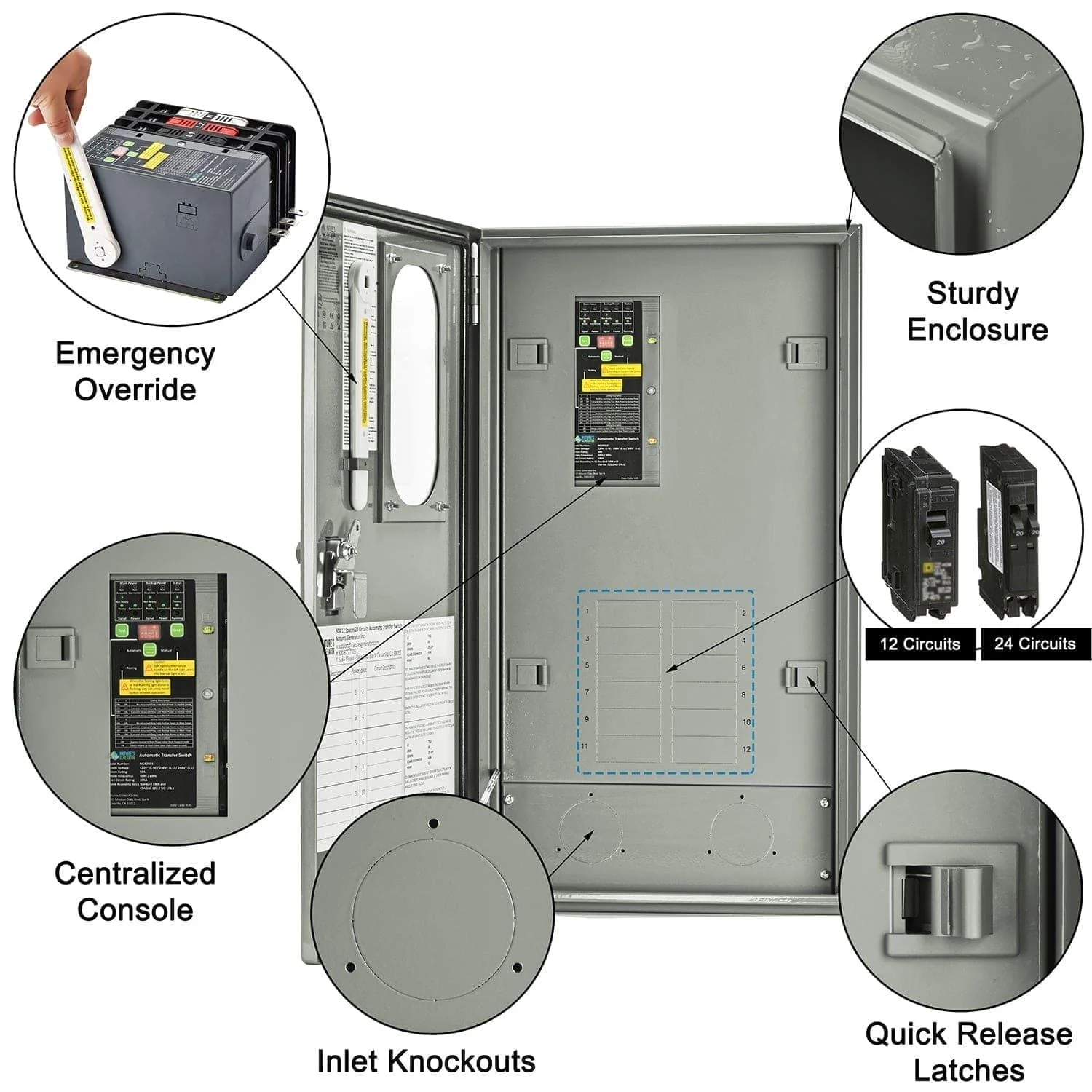 50A Automatic Generator Transfer Switch - Image 6
