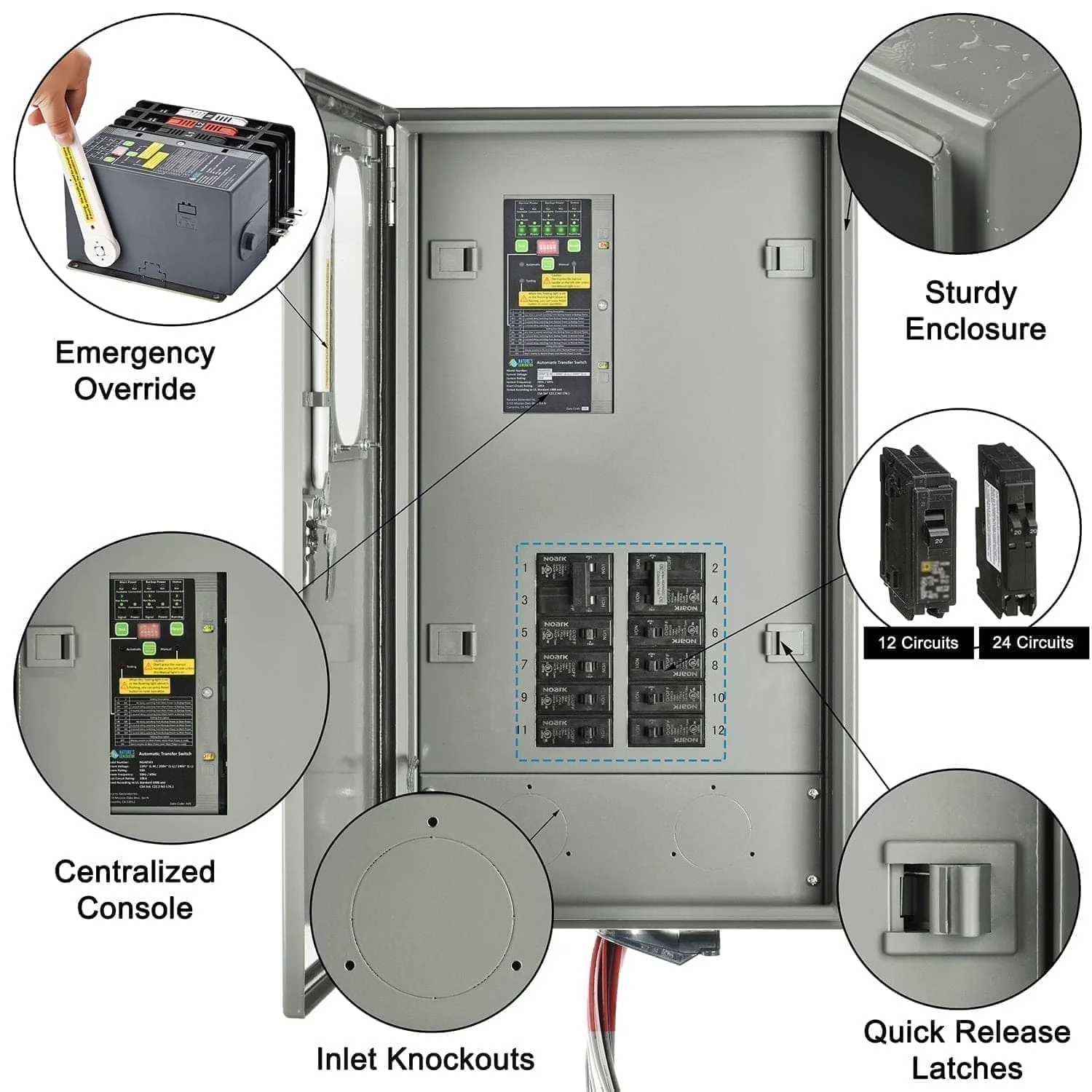 50A Automatic Generator Transfer Switch - Image 8