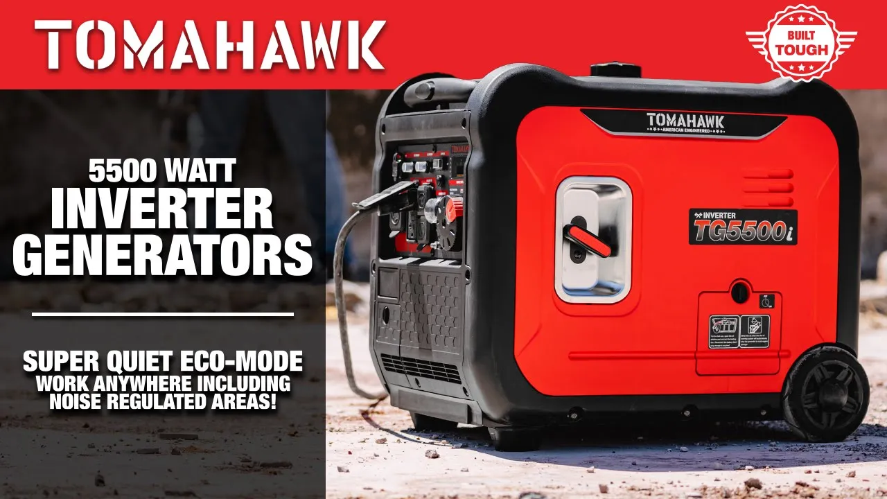 5500 Watt Inverter Generator Super Quiet Portable Gas Power Professional Use - Image 4
