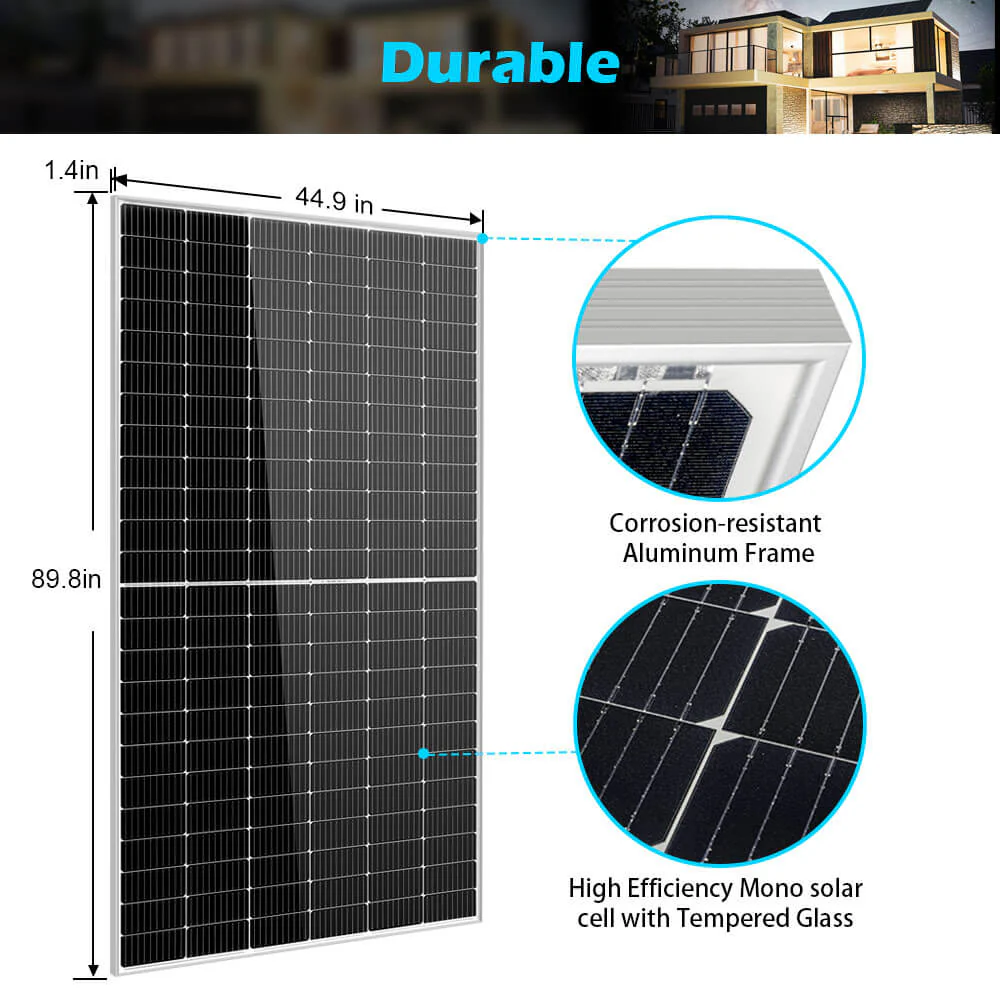 550W MONO PERC SOLAR PANEL FULL PALLET (32 PANELS) UL 61730 CEC Listed - Image 4
