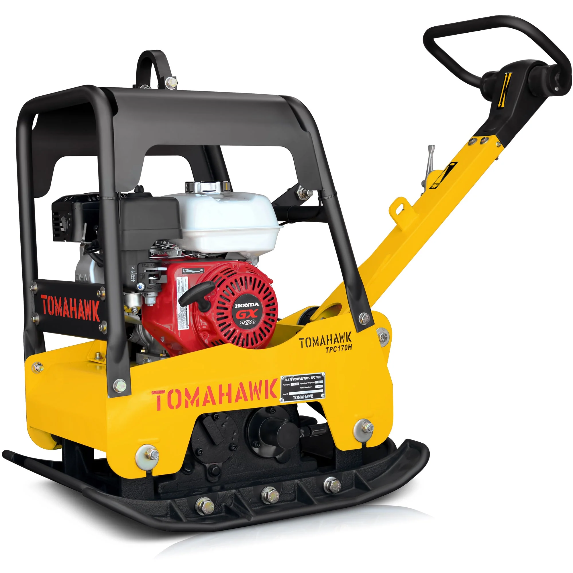6.5 HP Honda Reverse Hydraulic Plate Compactor for Asphalt, Aggregate, Cohesive Soil Compaction - Image 9