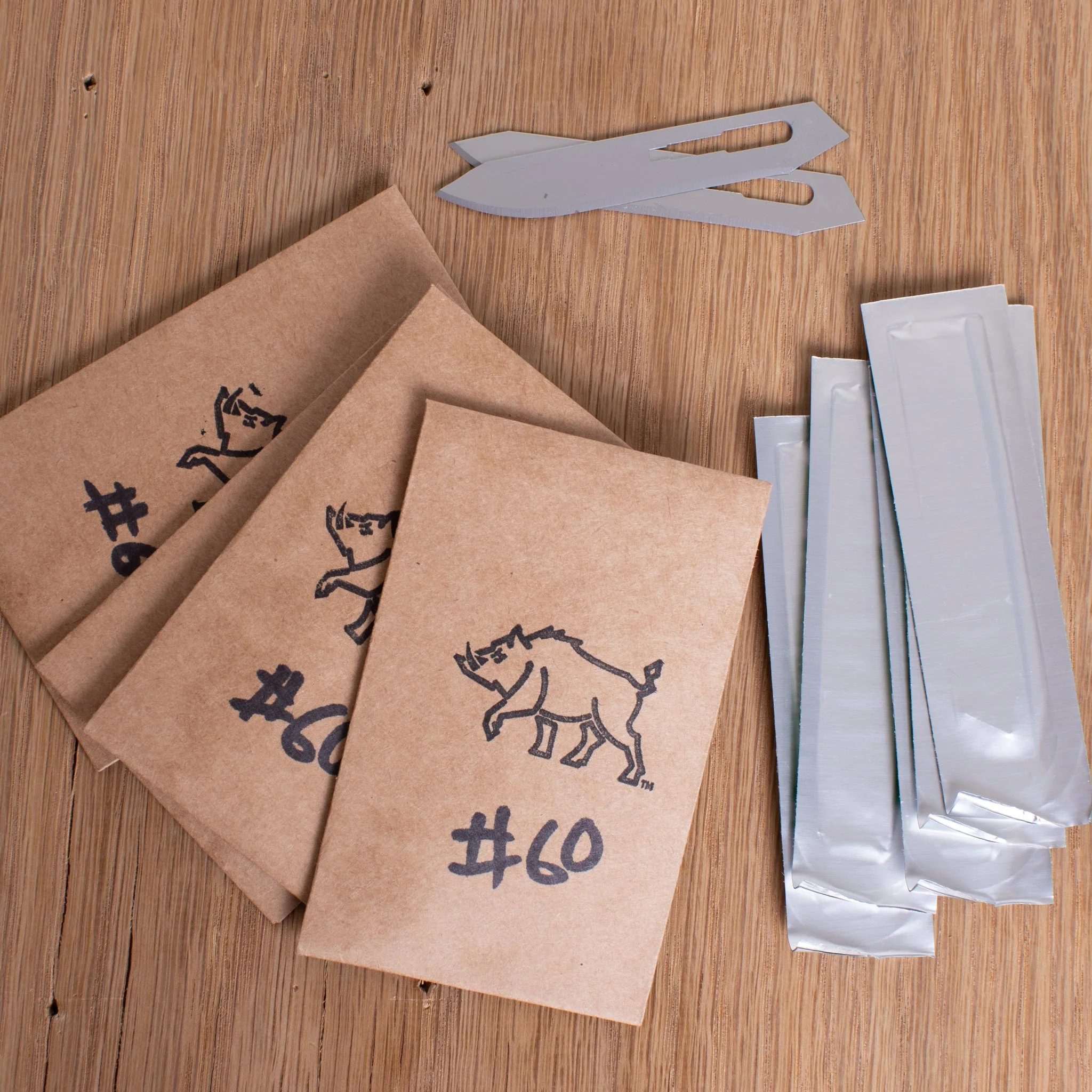 #60 Replaceable Scalpel Blades ( Qty 5) - Image 4