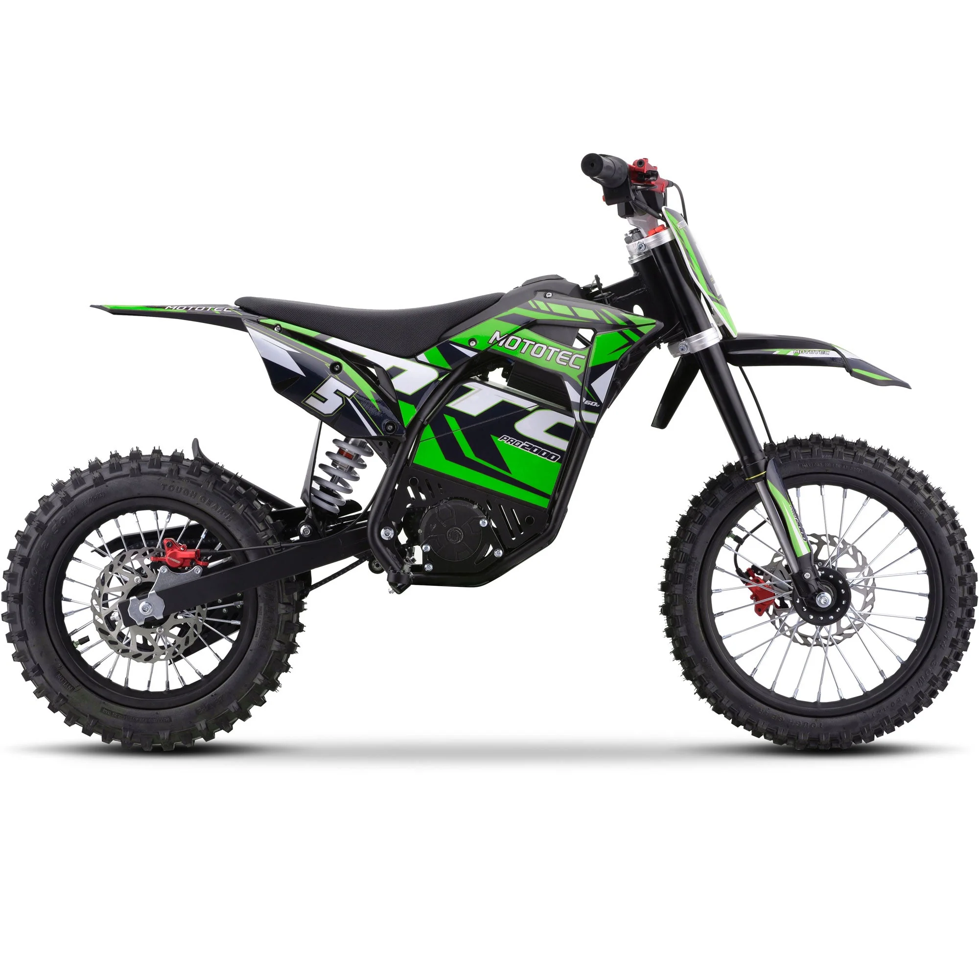 60V 2 kW Lithium Electric Dirt Bike (2,000 Watts) - Image 3
