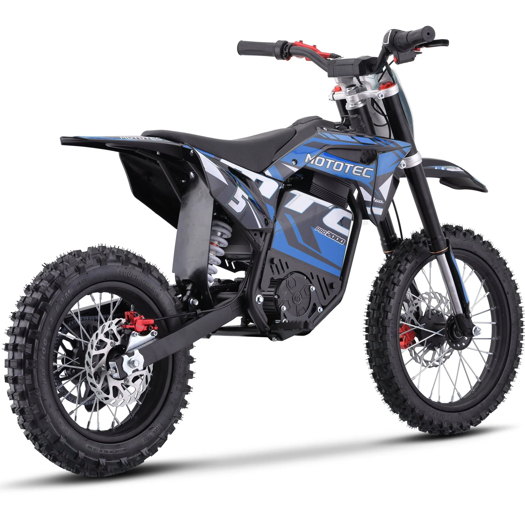 60V 2 kW Lithium Electric Dirt Bike (2,000 Watts) - Image 5