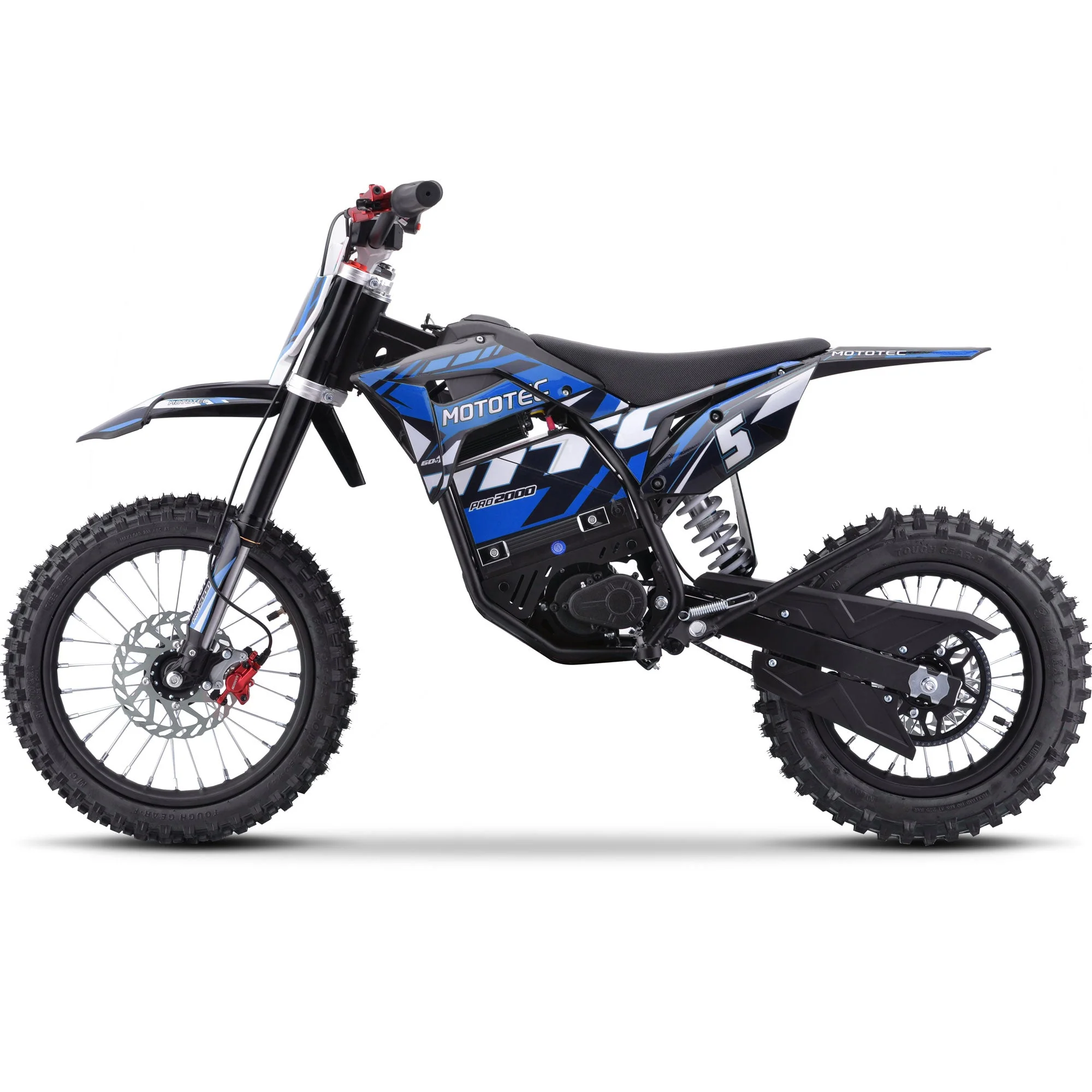 60V 2 kW Lithium Electric Dirt Bike (2,000 Watts) - Image 6