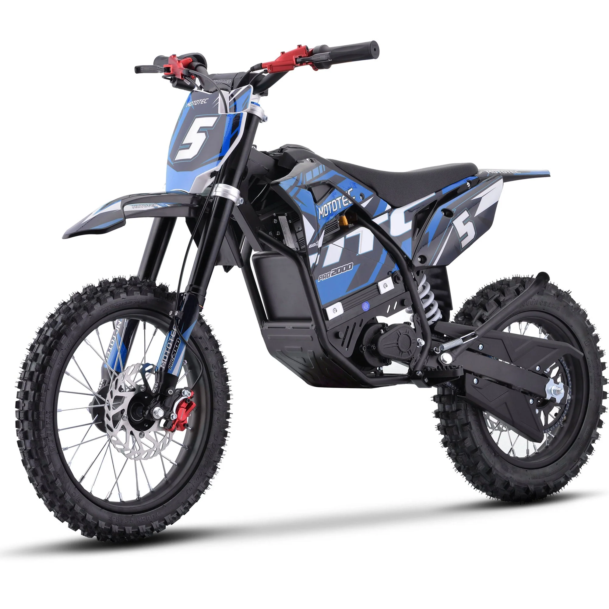 60V 2 kW Lithium Electric Dirt Bike (2,000 Watts) - Image 7