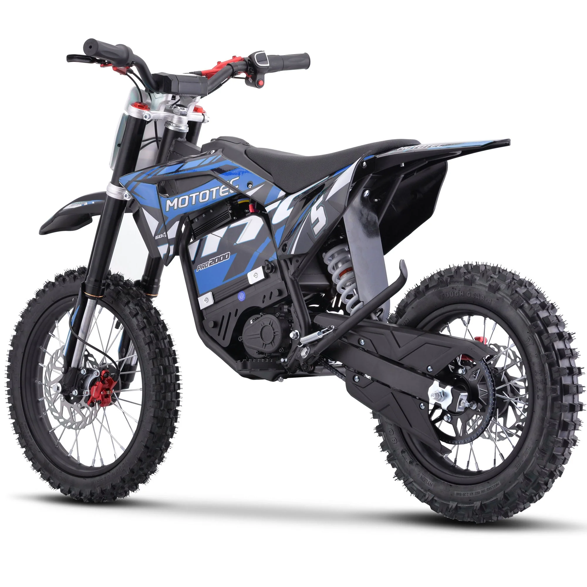 60V 2 kW Lithium Electric Dirt Bike (2,000 Watts) - Image 8