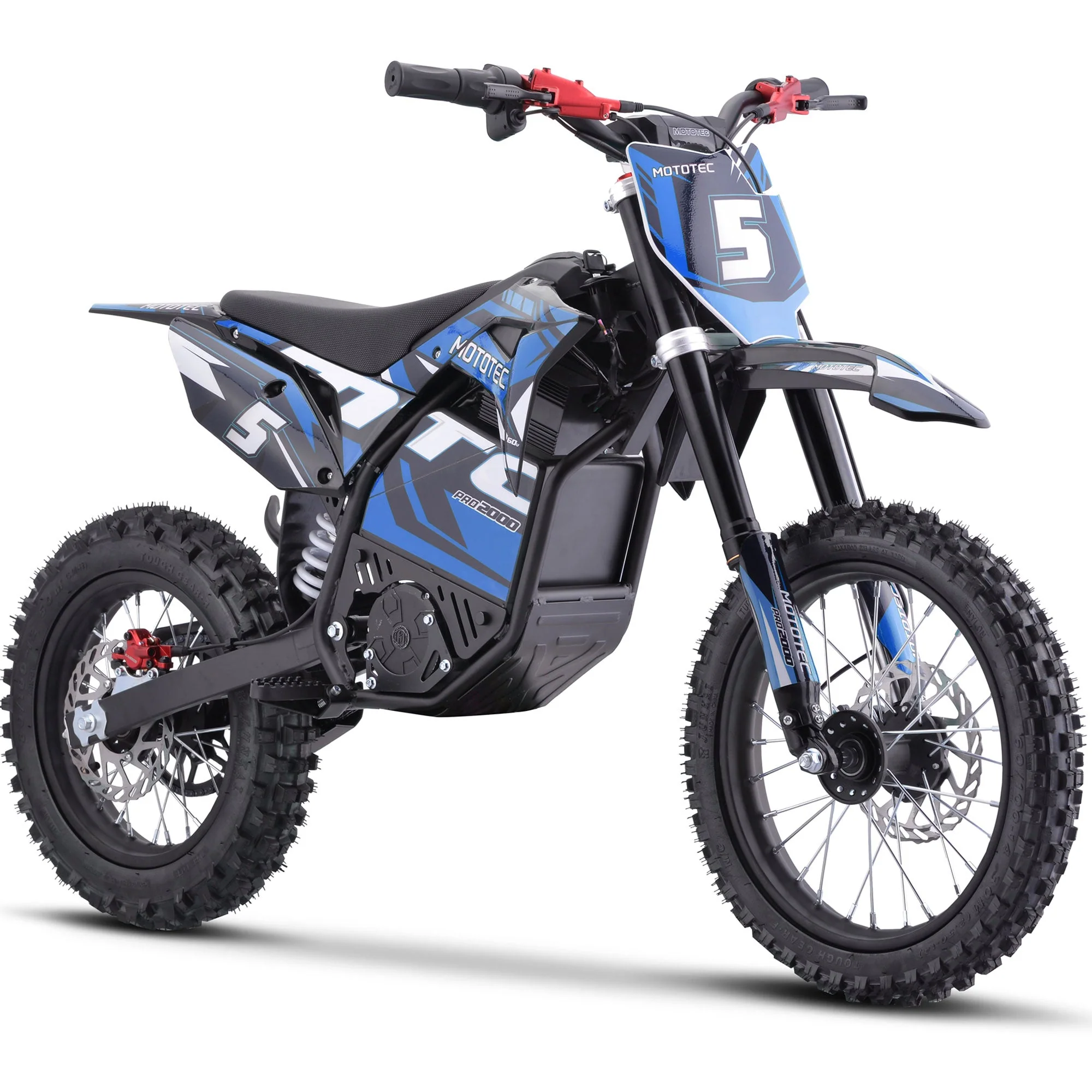 60V 2 kW Lithium Electric Dirt Bike (2,000 Watts) - Image 9