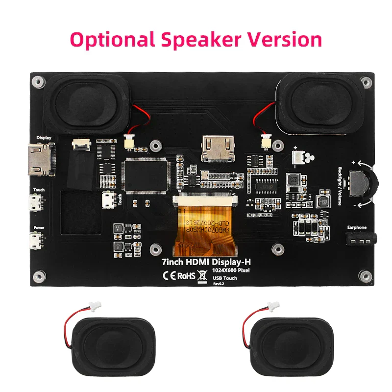 7" Portable Touch Screen Monitor IPS LCD 1024x600 for Raspberry Pi PC Laptop - Image 6