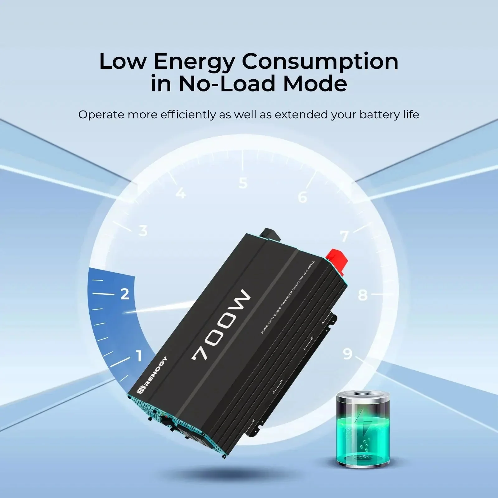 700W 12V Pure Sine Wave Inverter - Image 9