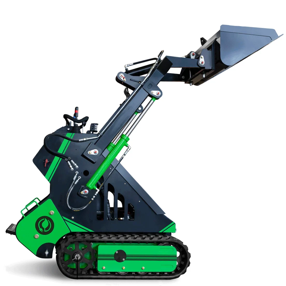 72V 16.4kWh Curiosity Mini Track Loader Skid Steer - Image 15