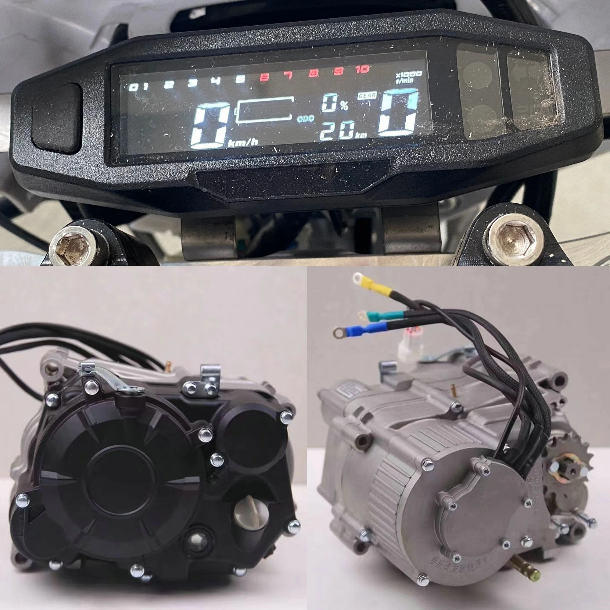 72V High Pro 12kW Electric Dirt Bike - Image 11