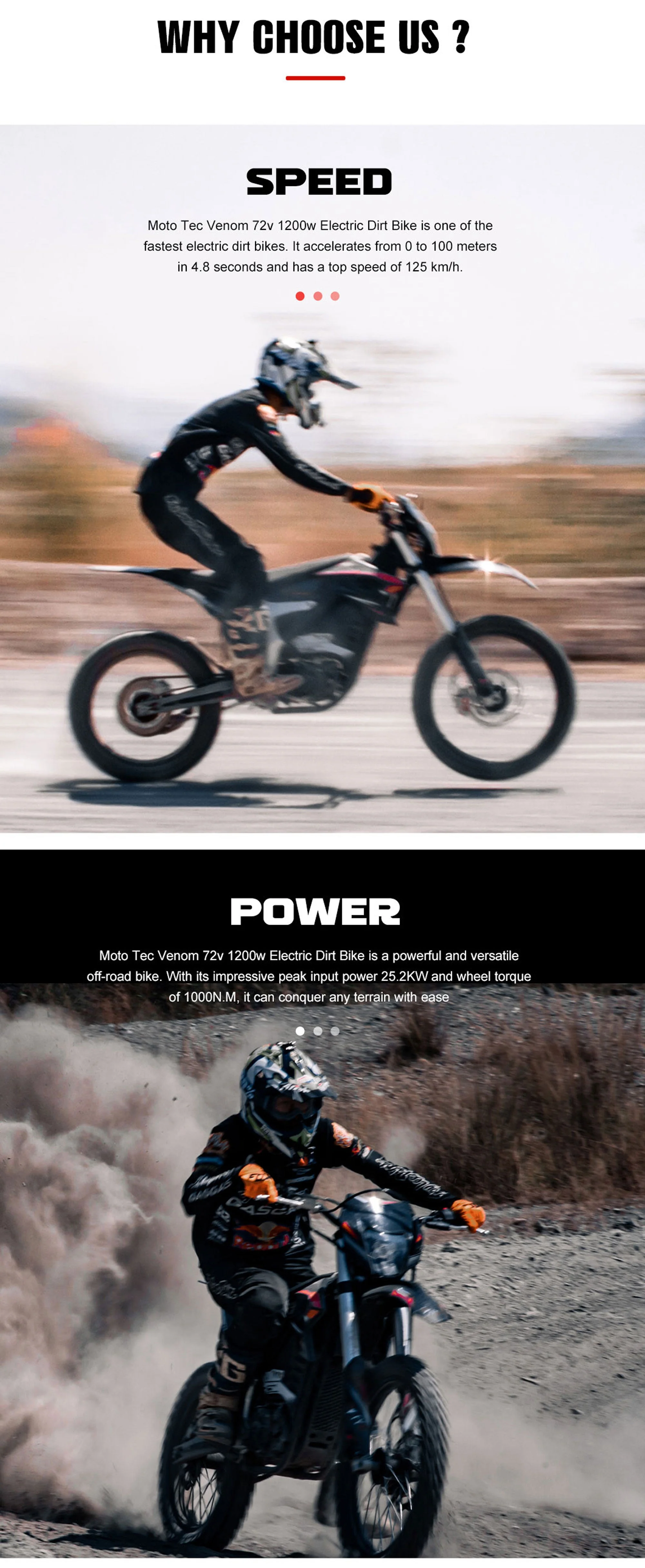 72V High Pro 12kW Electric Dirt Bike - Image 23