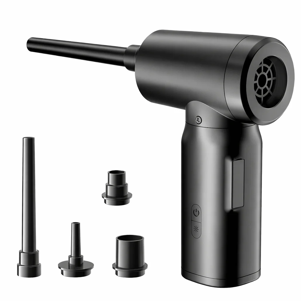 7500mAh Portable Air Duster – Cordless Compressed Blower & Vacuum for PC Keyboards - Image 6