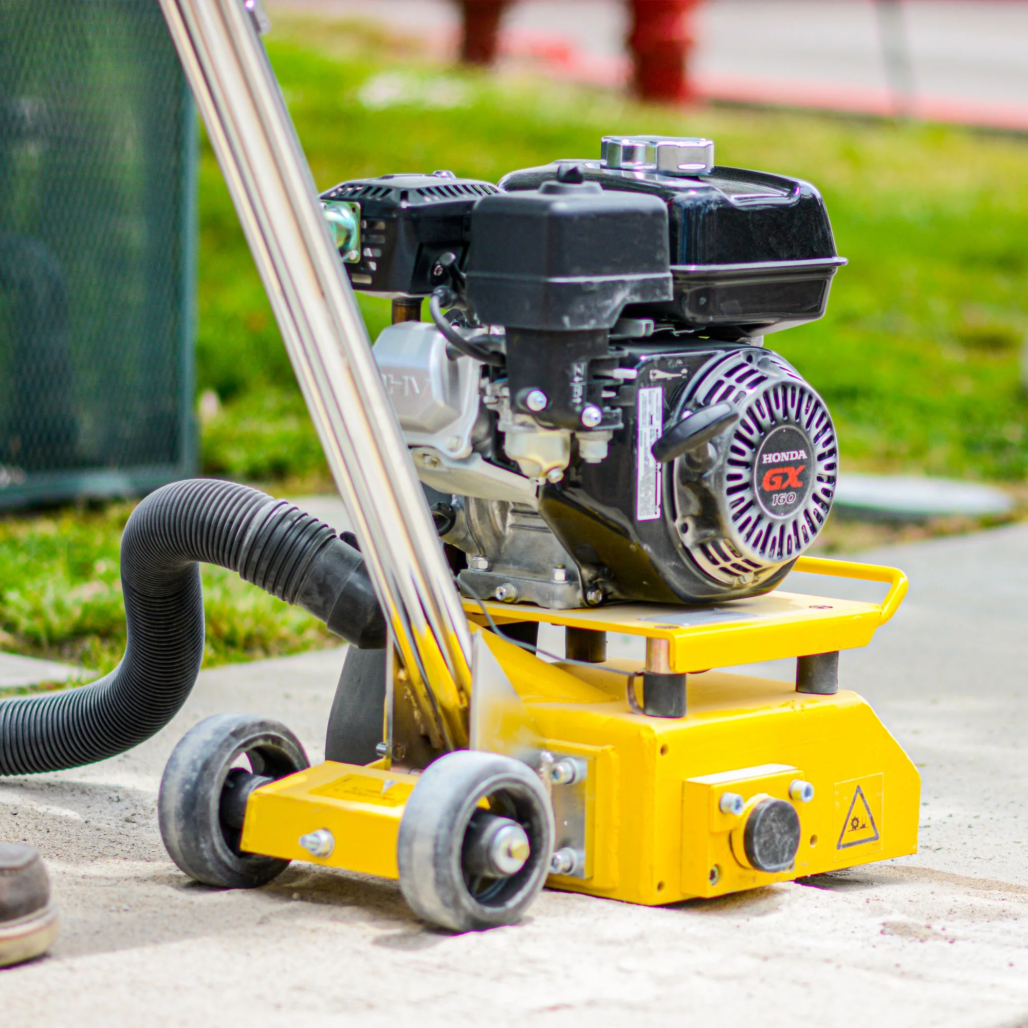 8” Gas Concrete Scarifier Planer Grinder with 5.5 HP Honda Engine & Drum - Image 6