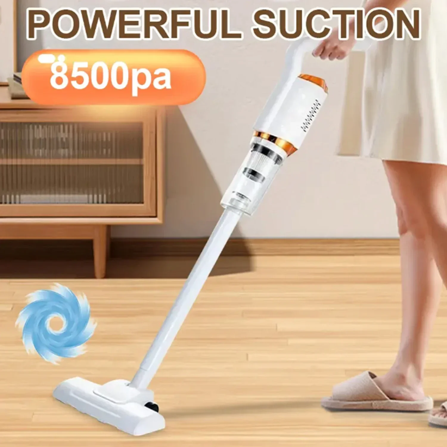 8500Pa Cordless Car Vacuum Cleaner Wireless Handheld Wet Dry 2000mAh - Image 3