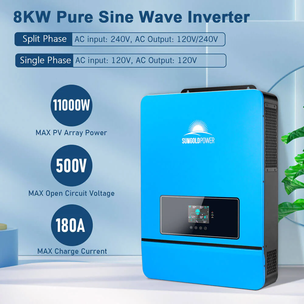 8KW 48V Split Phase Solar Inverter - Image 2
