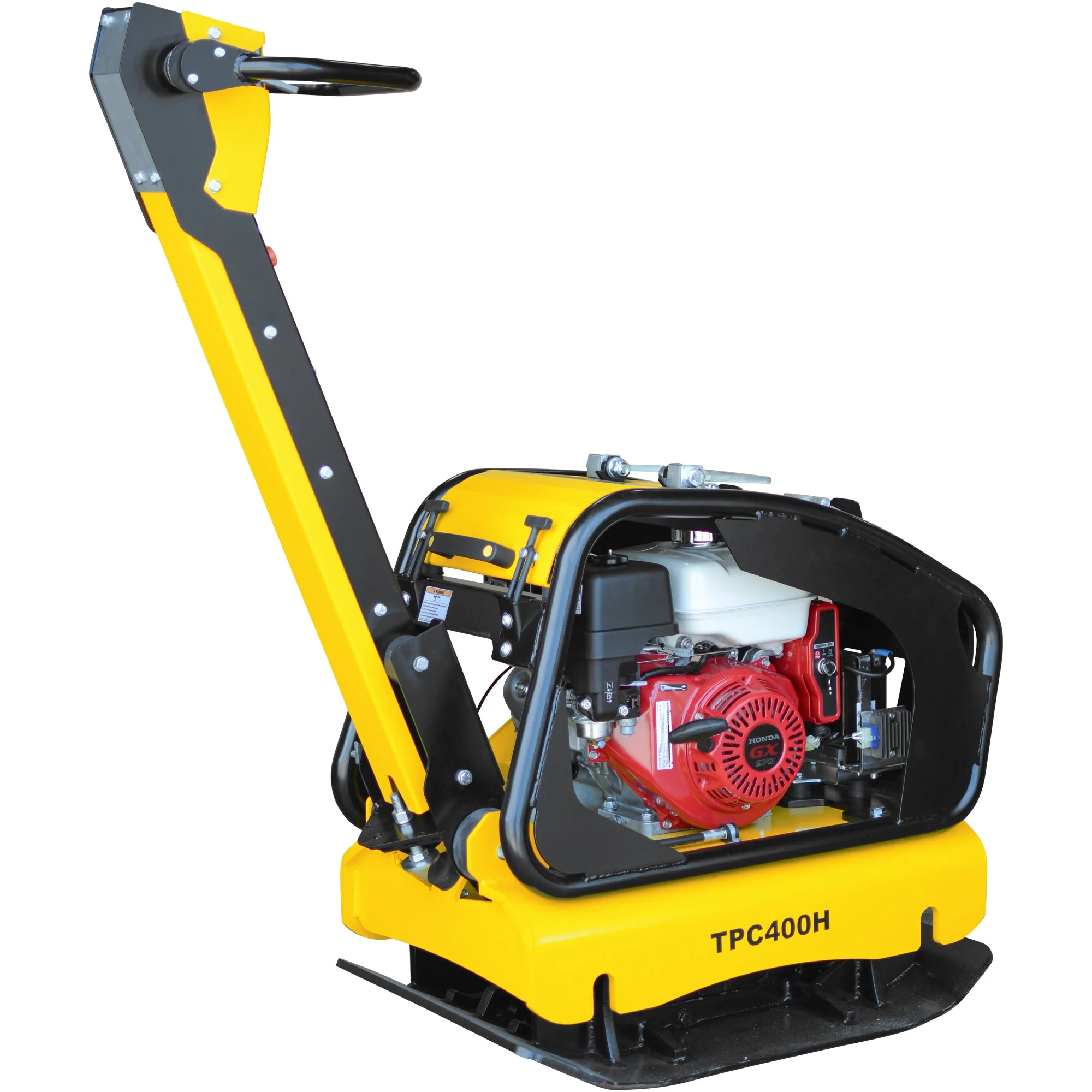 9HP Reverse Plate Compactor Honda GX270 Electric Start 11,690 lbs/ft² for Granular Cohesive Soil Compaction - Image 9