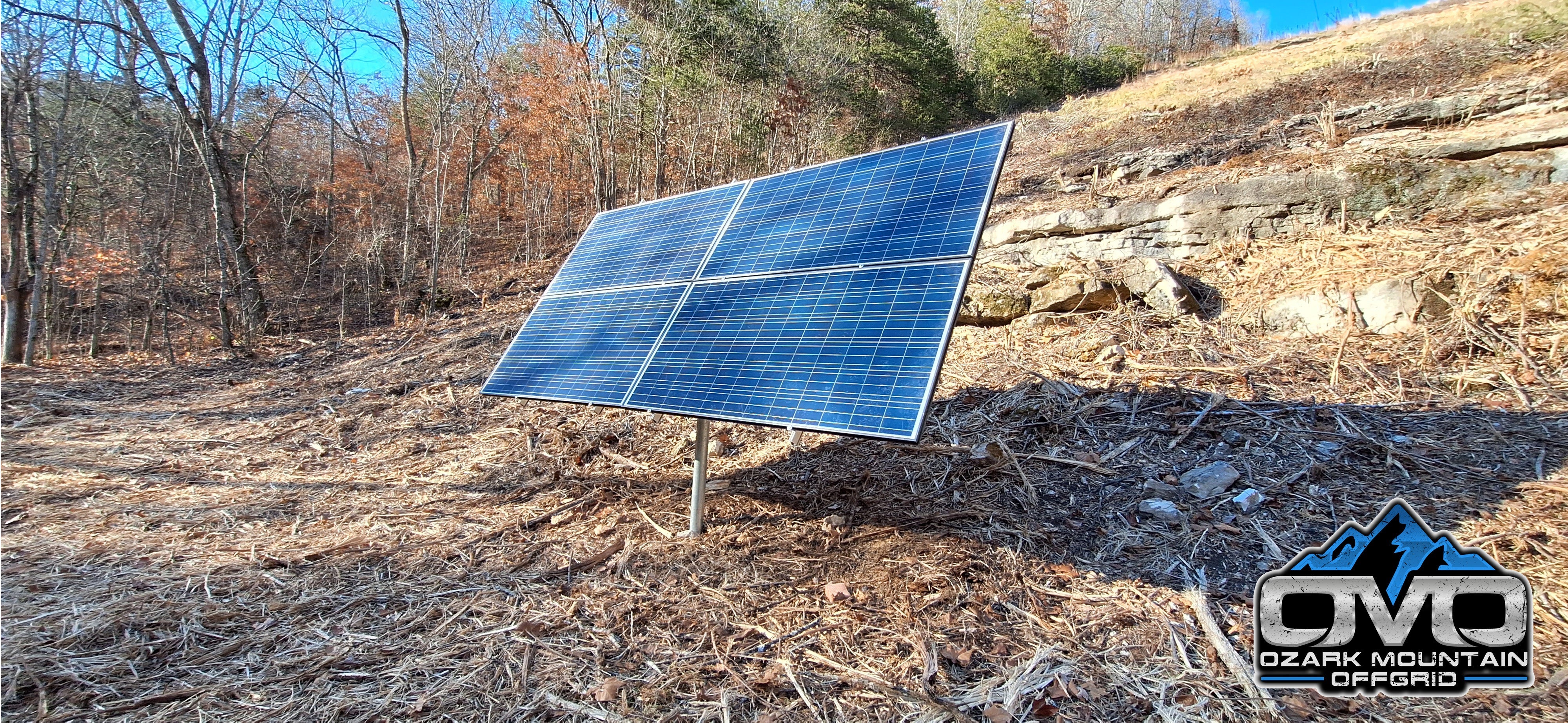 Adjustable Solar Panel 3" Pole Mount - 4x Solar Panels (With Modules) 1440 Watt Array - Image 2