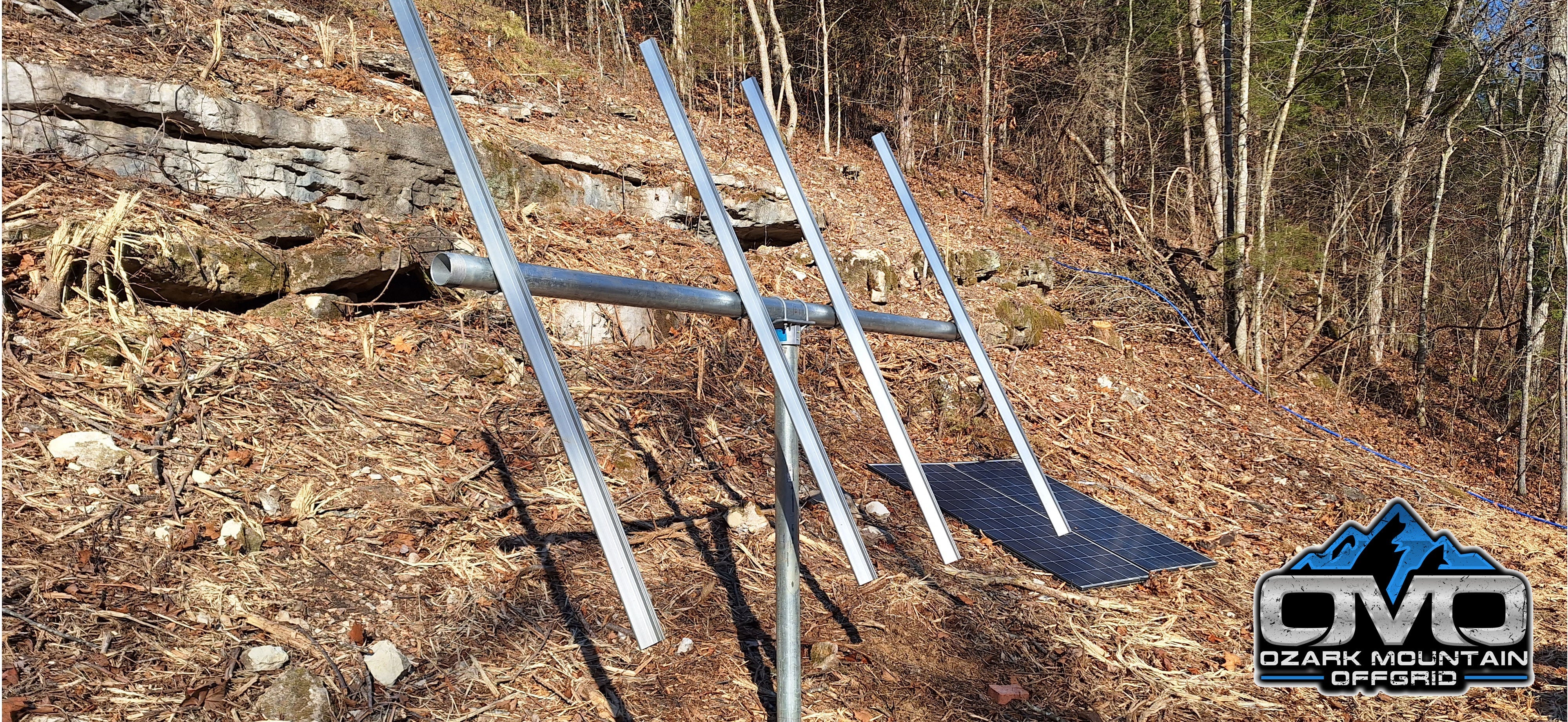 Adjustable Solar Panel 3" Pole Mount - 4x Solar Panels (With Modules) 1440 Watt Array - Image 9
