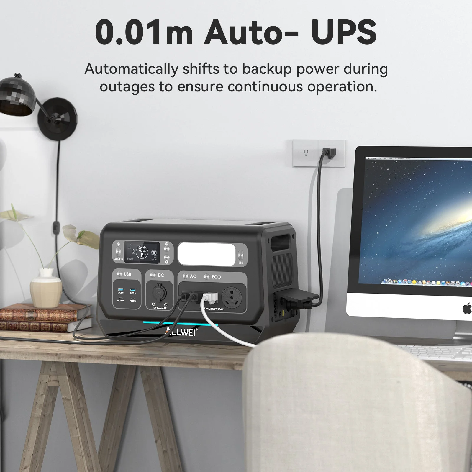 ALLWEI PPS2400+1* B200 PRO | Home Battery Backup up to 4kWh - Image 10