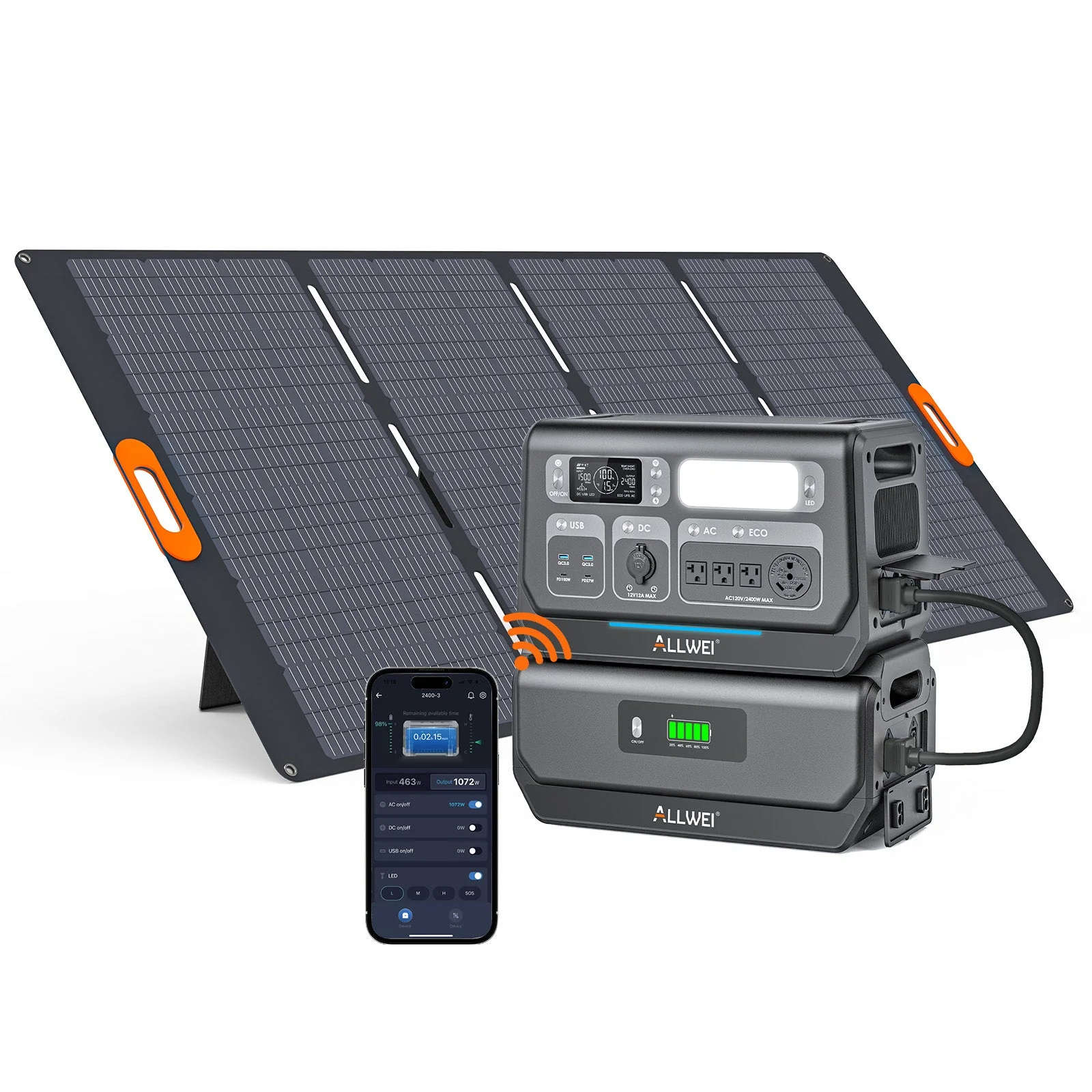 ALLWEI PPS2400+1* B200 PRO | Home Battery Backup up to 4kWh - Image 14