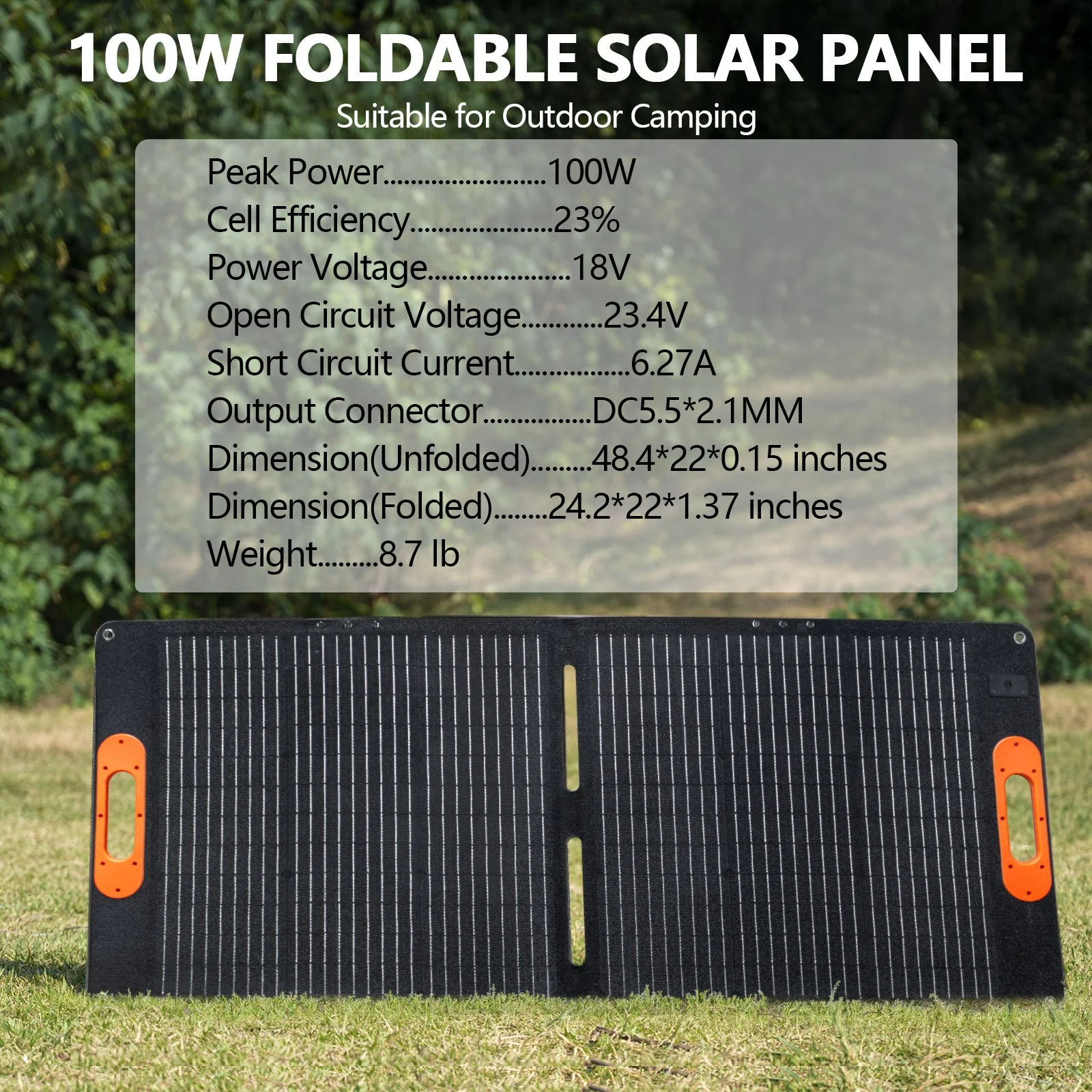 ALLWEI XY-100 100W Solar Panel for PPS300 PPS600 - Image 8
