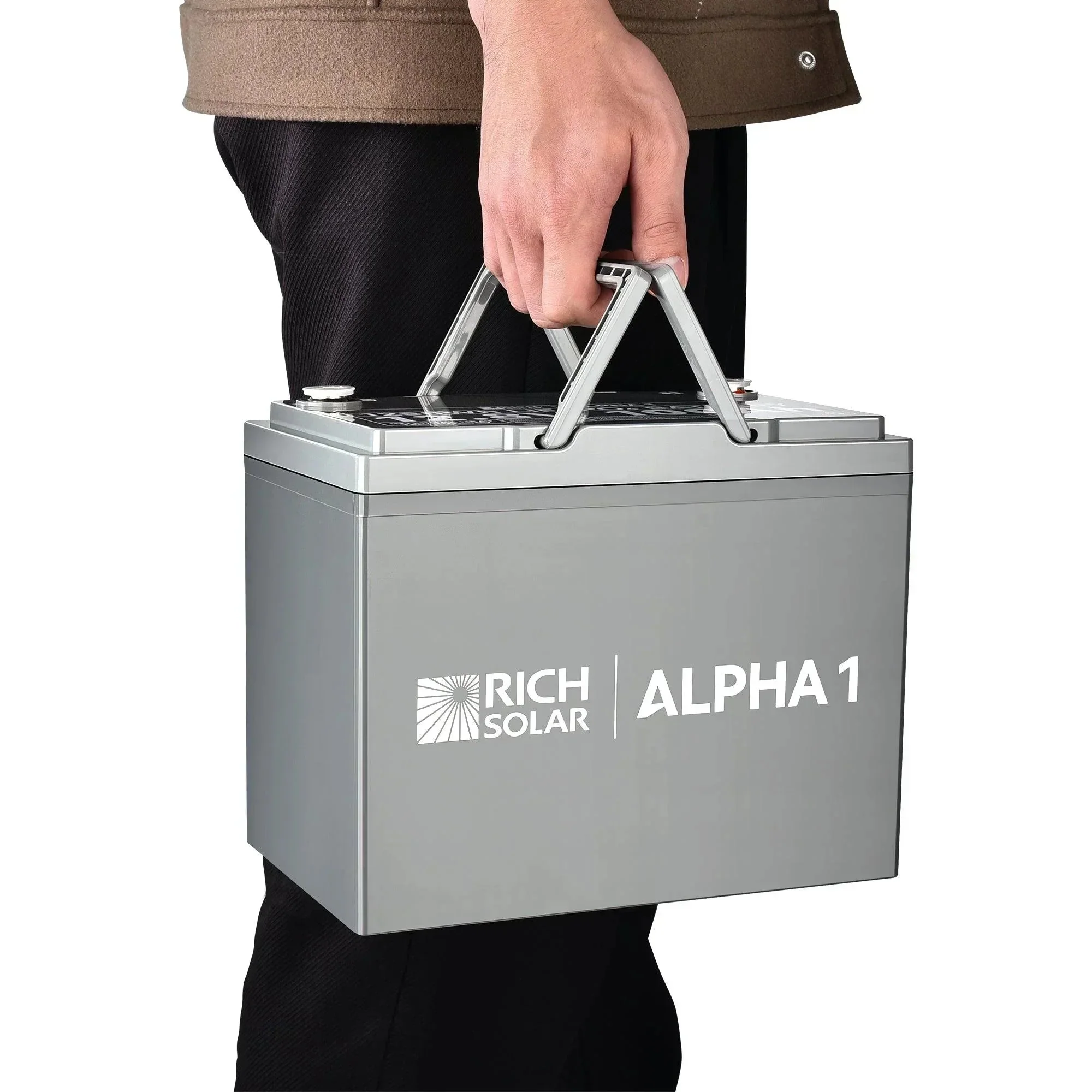 Rich Solar ALPHA 1 | 12V 100Ah LiFePO4 Battery | Powerful 12V Lithium Battery for RVs, Trailers, Vans, Boats, Off-Grid | 5,000 Lifetime Cycles | Bluetooth and Internal Heat Technology - Image 5