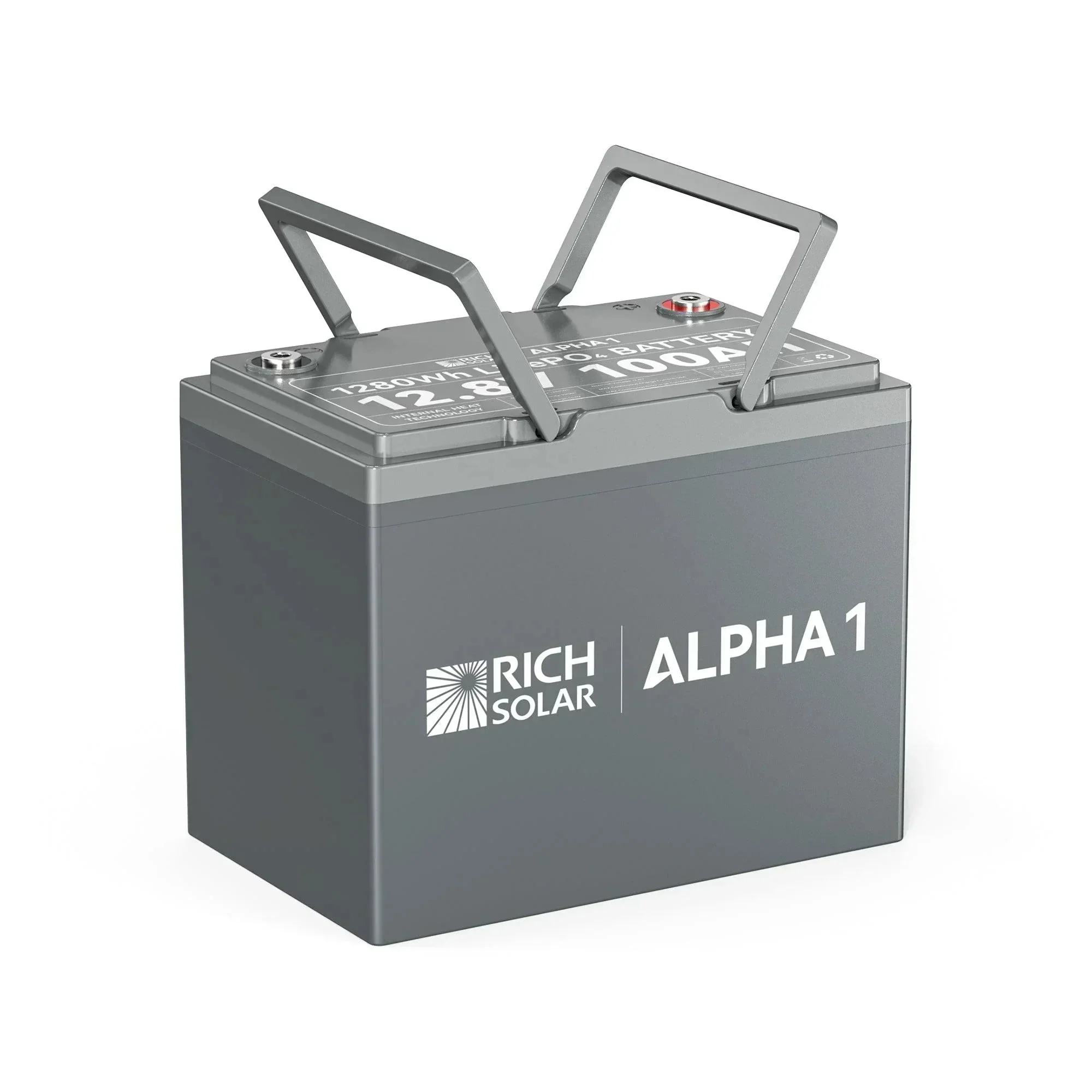 Rich Solar ALPHA 1 | 12V 100Ah LiFePO4 Battery | Powerful 12V Lithium Battery for RVs, Trailers, Vans, Boats, Off-Grid | 5,000 Lifetime Cycles | Bluetooth and Internal Heat Technology - Image 7