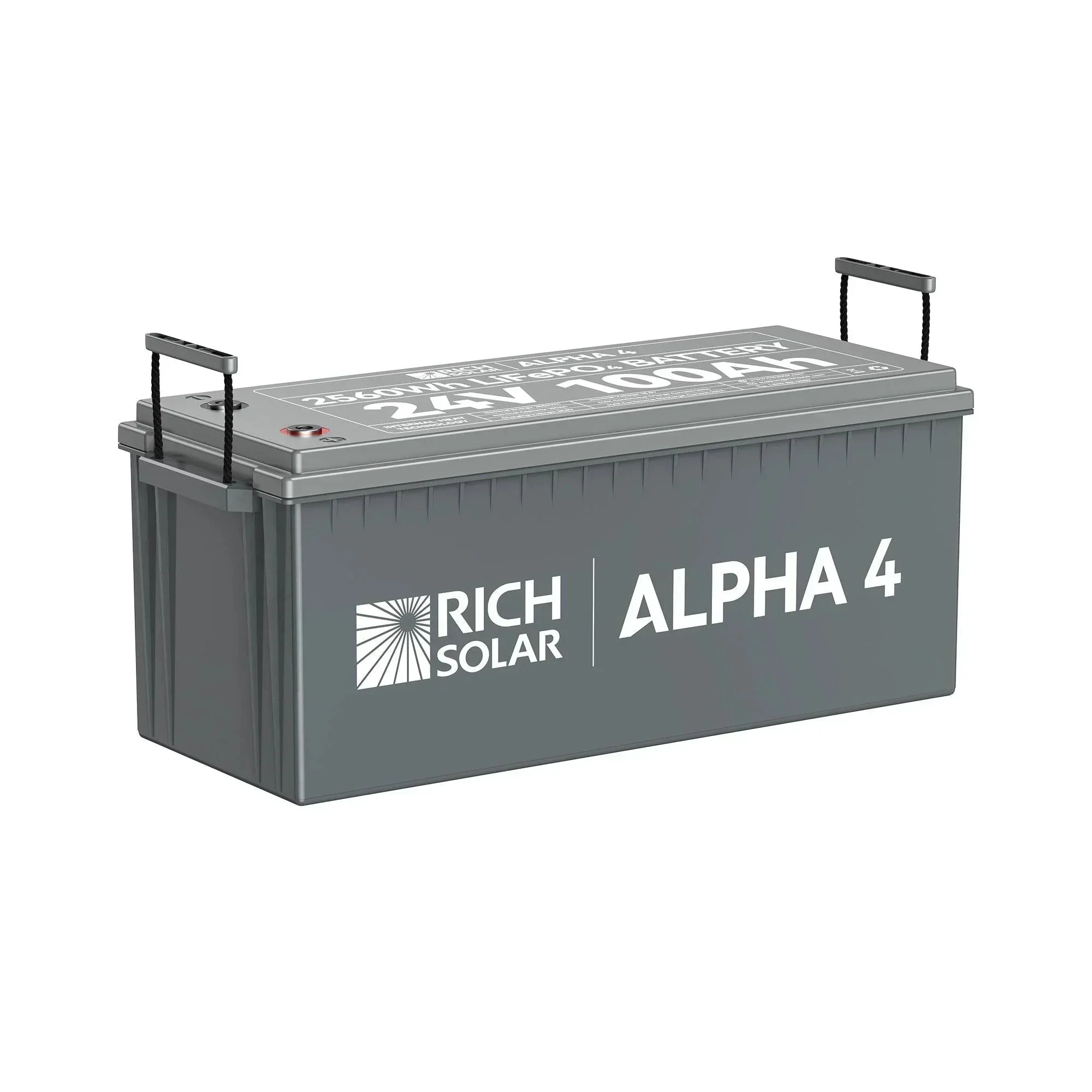 Rich Solar ALPHA 4 | 24V 100Ah LiFePO4 Battery | Powerful 12V Lithium Battery for RVs, Trailers, Vans, Boats, Off-Grid | 5,000 Lifetime Cycles | Bluetooth and Internal Heat Technology - Image 3