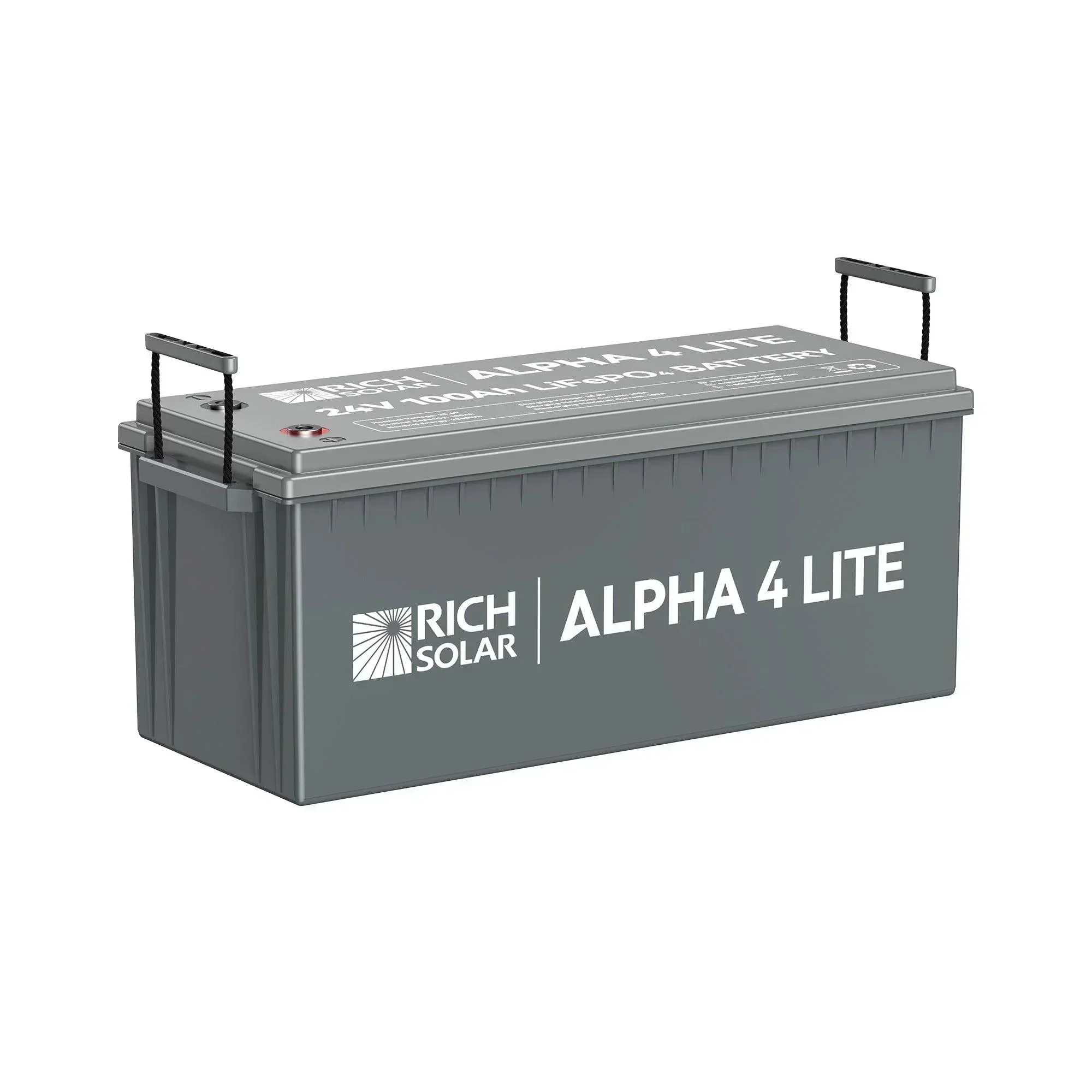 Rich Solar ALPHA 4 LITE | 24V 100Ah LiFePO4 Battery | Fast-Charging 24V Lithium Battery for RVs, Trailers, Vans, Boats, Off-Grid, Backup | 4,000 Lifetime Cycles | Best Value - Image 3