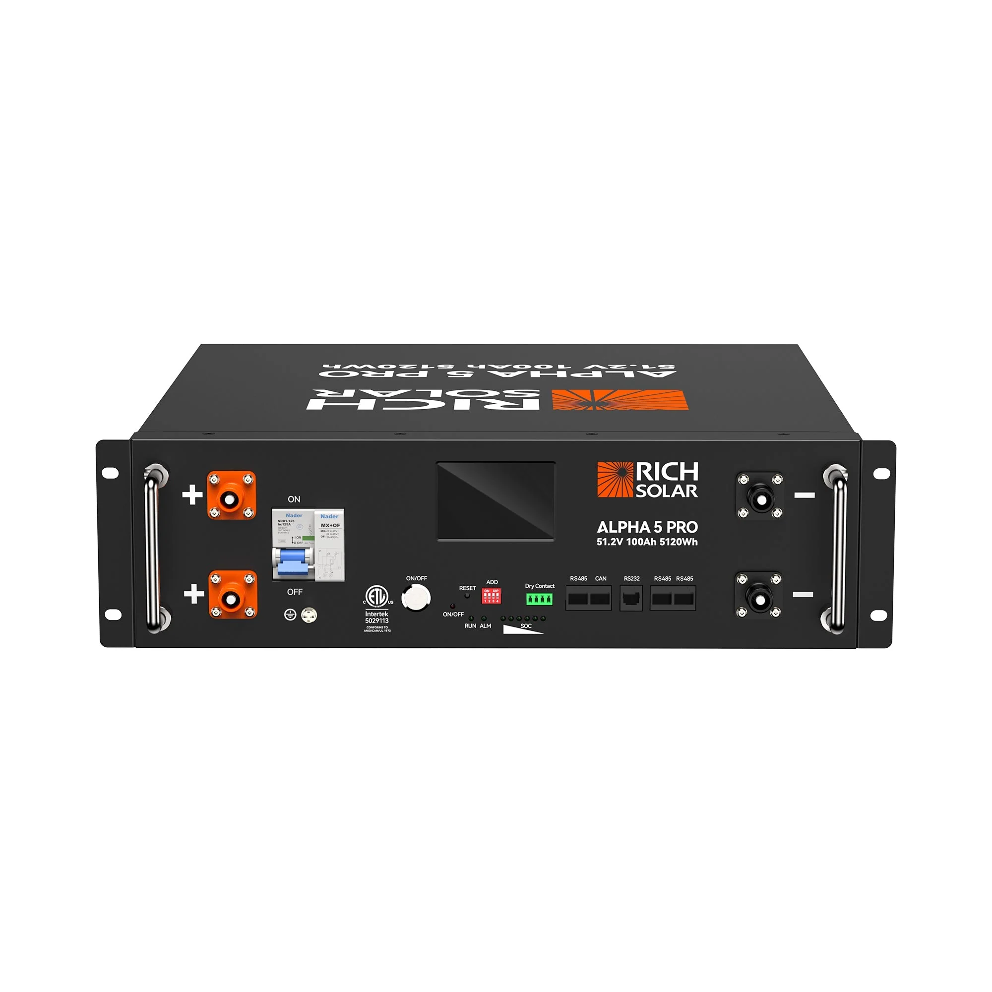Rich Solar ALPHA 5 PRO 51.2V 100Ah LiFePO4 Battery Premium 48V Server Rack Lithium Battery for Residential, Commercial, RVs, Off-Grid - Image 12