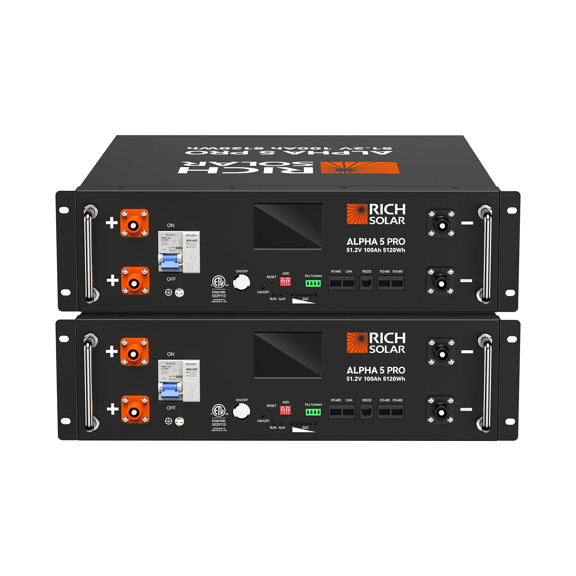 Rich Solar ALPHA 5 PRO 51.2V 100Ah LiFePO4 Battery Premium 48V Server Rack Lithium Battery for Residential, Commercial, RVs, Off-Grid - Image 14