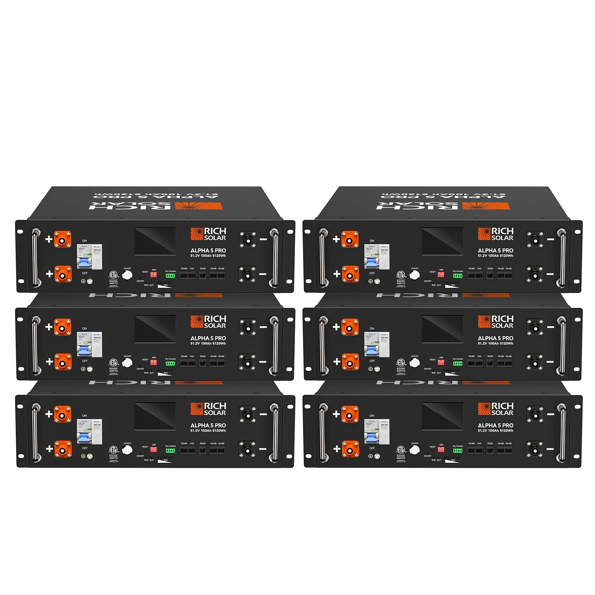 Rich Solar ALPHA 5 PRO 51.2V 100Ah LiFePO4 Battery Premium 48V Server Rack Lithium Battery for Residential, Commercial, RVs, Off-Grid - Image 18