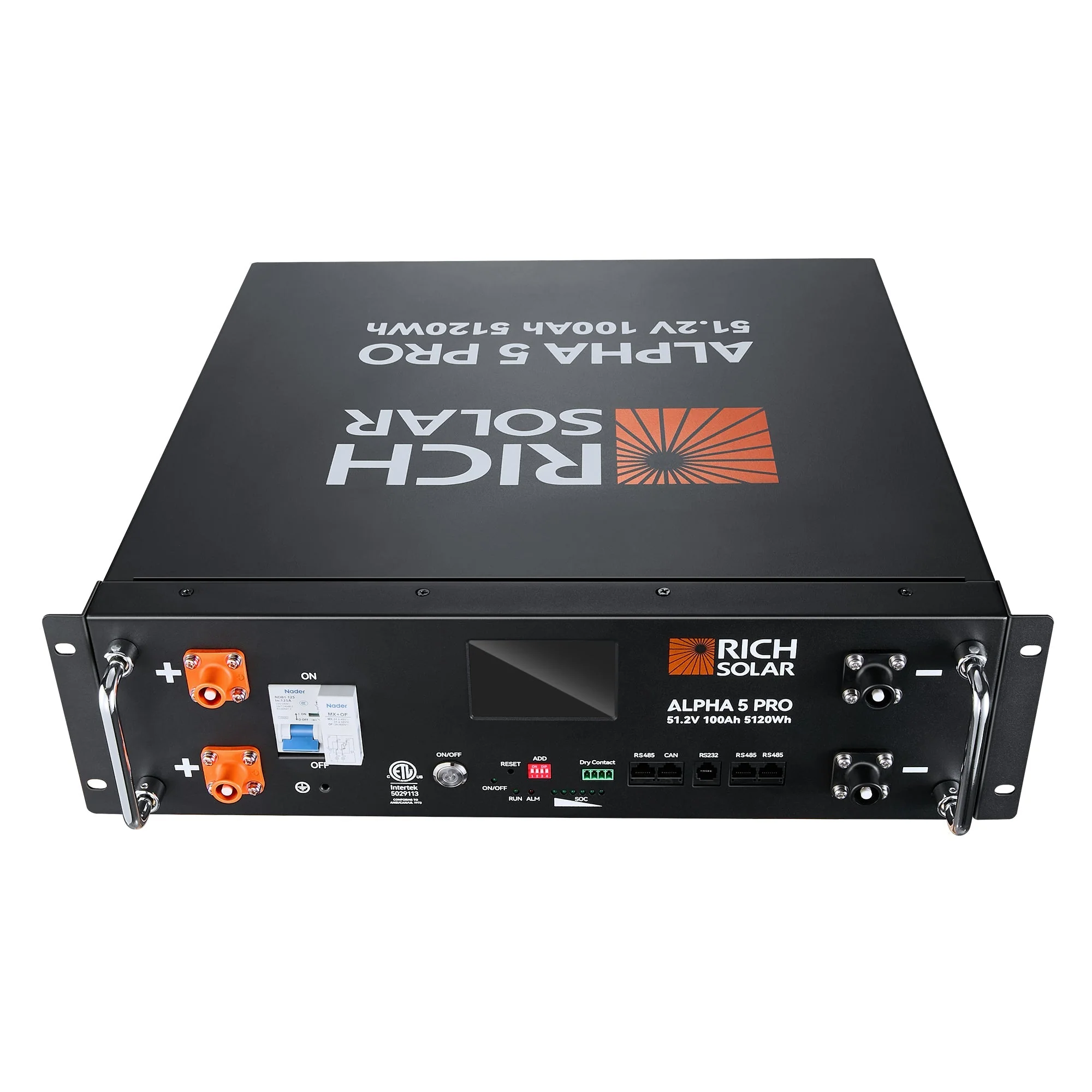 Rich Solar ALPHA 5 PRO 51.2V 100Ah LiFePO4 Battery Premium 48V Server Rack Lithium Battery for Residential, Commercial, RVs, Off-Grid - Image 2