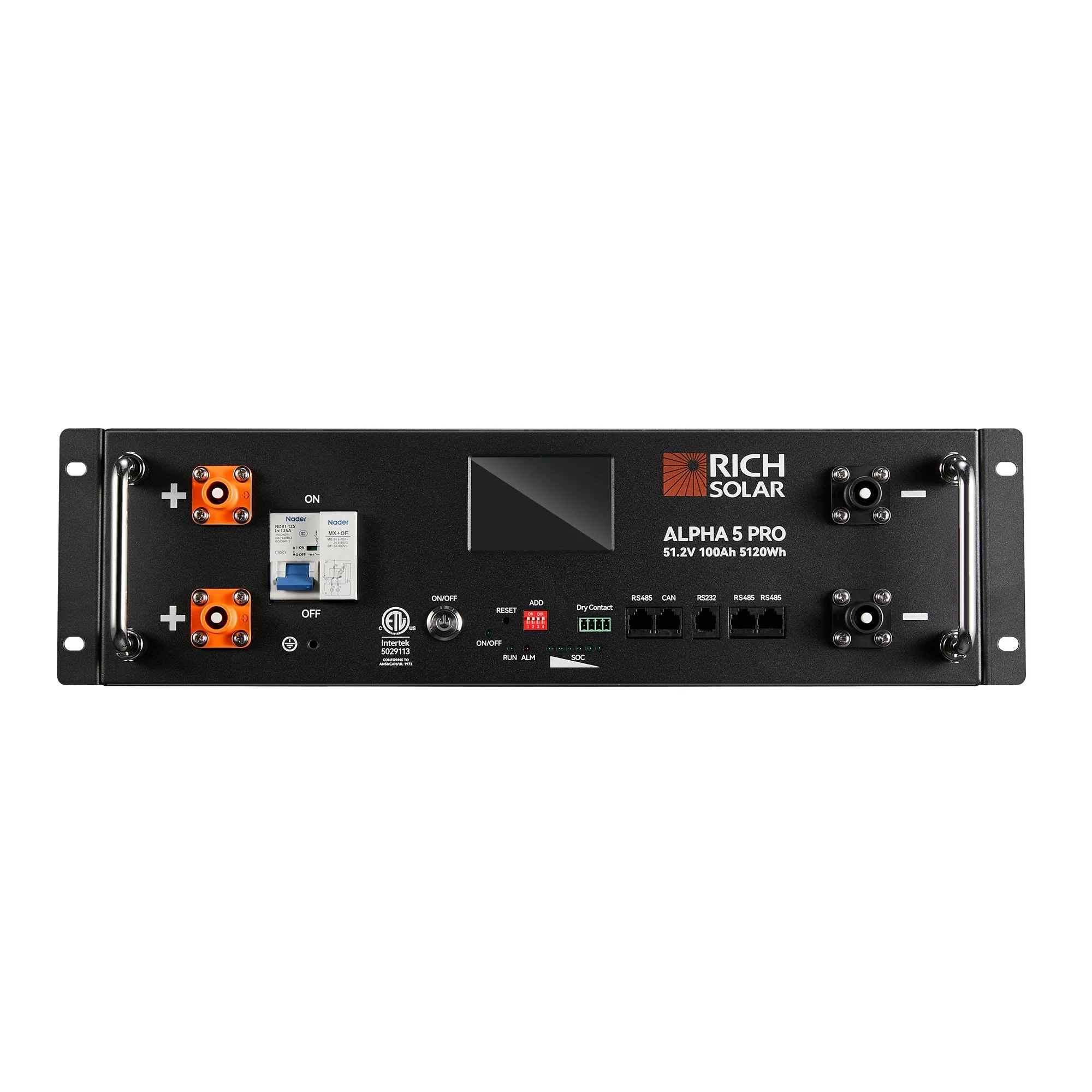 Rich Solar ALPHA 5 PRO 51.2V 100Ah LiFePO4 Battery Premium 48V Server Rack Lithium Battery for Residential, Commercial, RVs, Off-Grid - Image 4