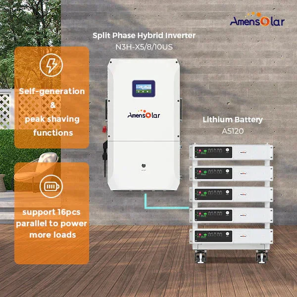 AmenSolar N3H-X10US 10KW Split Phase Hybrid Solar Inverter - Image 6